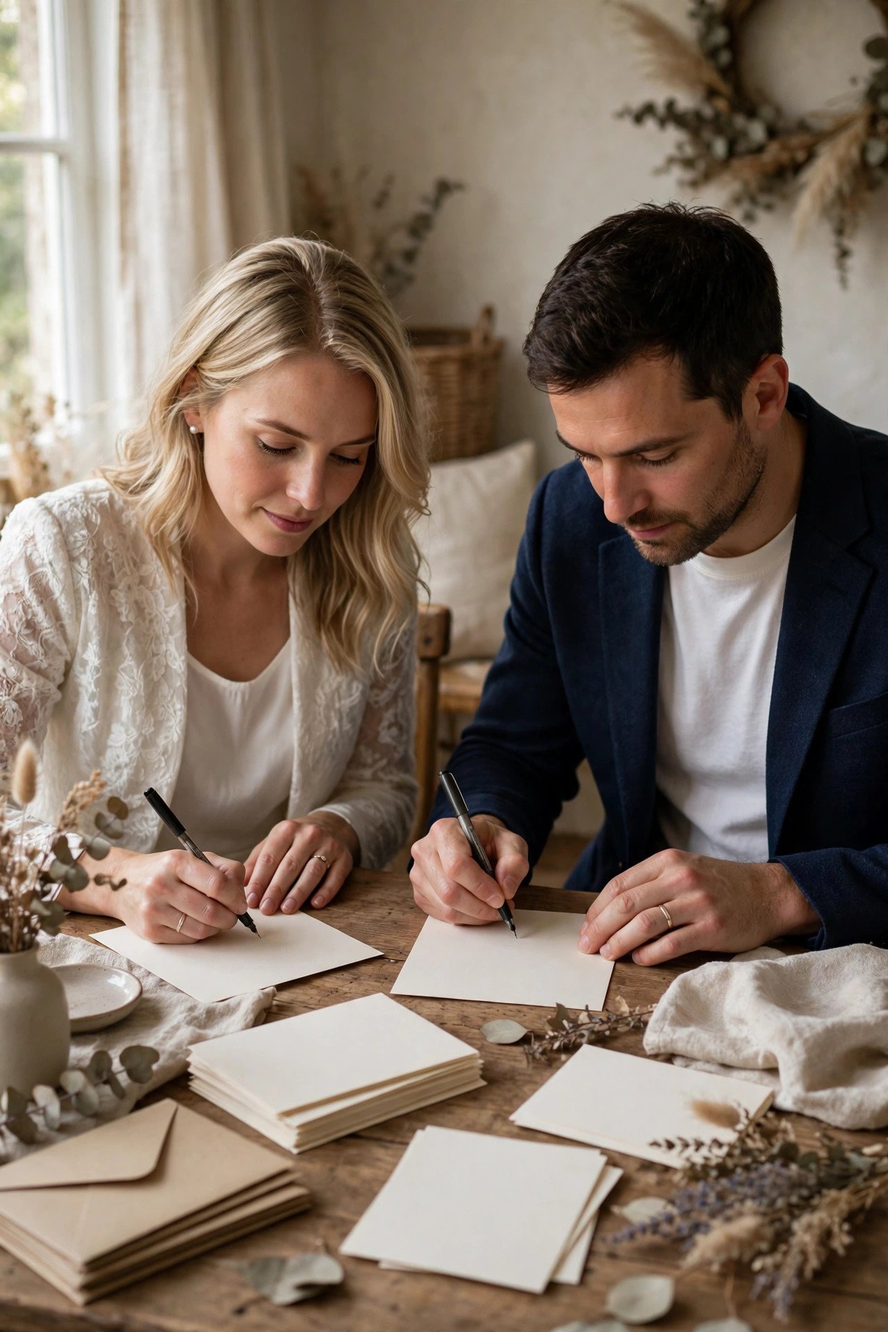 Handwritten Thank-You Letters — British wedding tradition