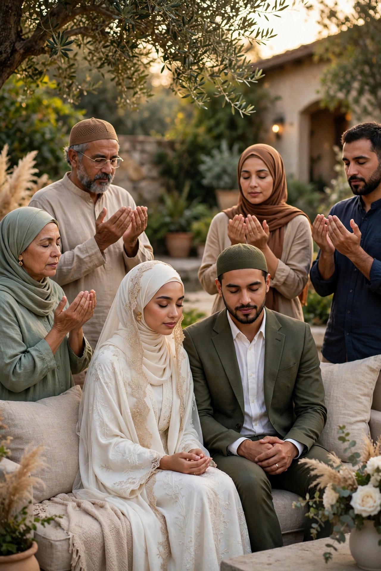 Prayers for the Couple — Muslim wedding tradition