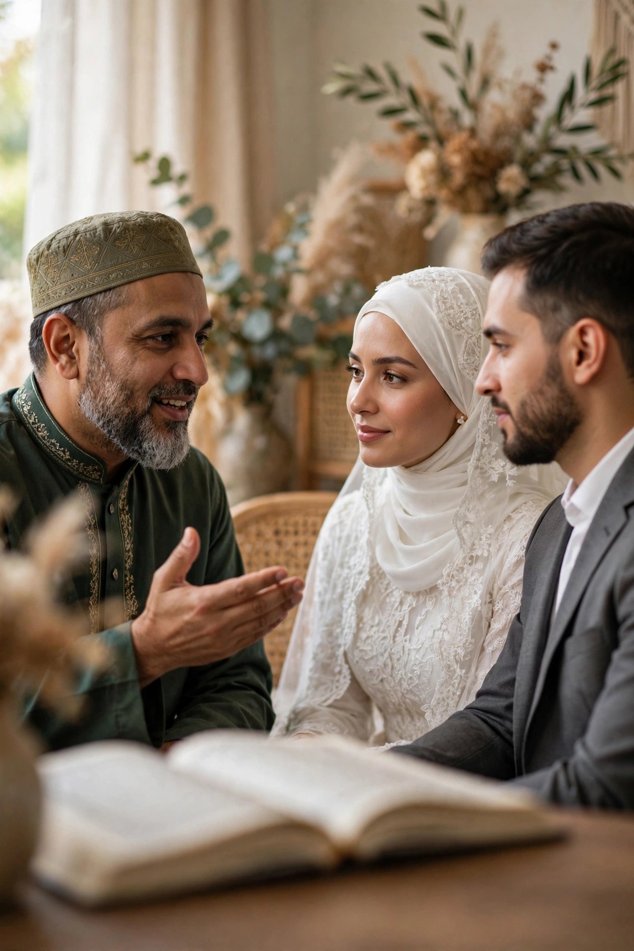 Who Officiates a Nikah? — Nikah ceremony moment