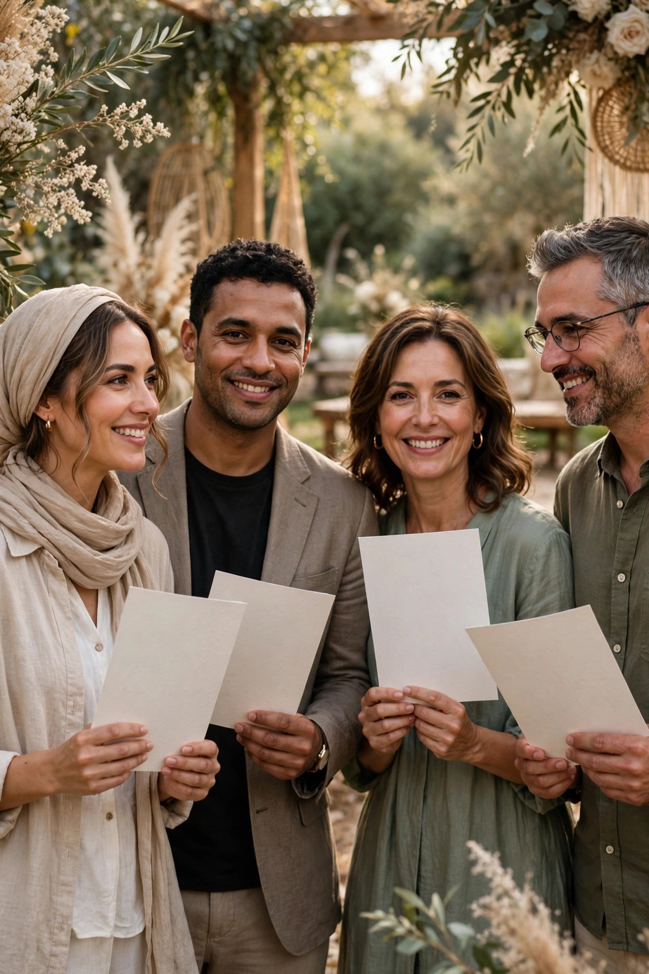 A One-Page Program for the Nikah — Nikah ceremony moment