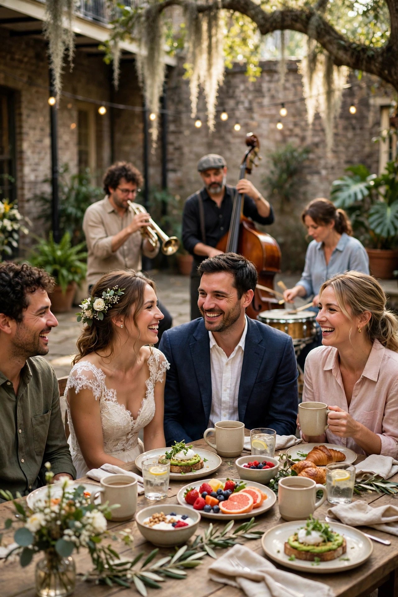 Jazz Brunch the Morning After at a wedding celebration