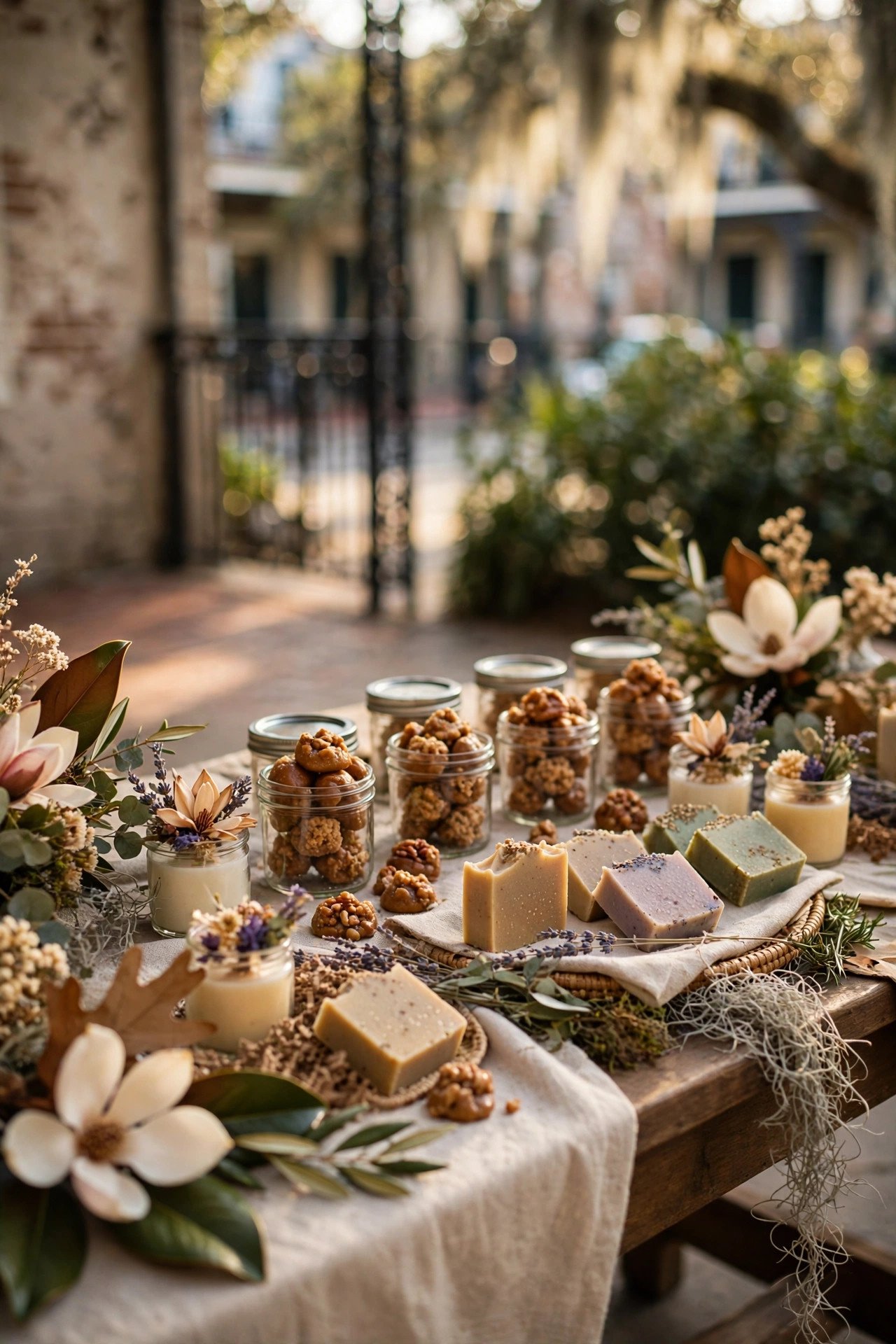 Wedding Favors From Local Makers at a wedding celebration