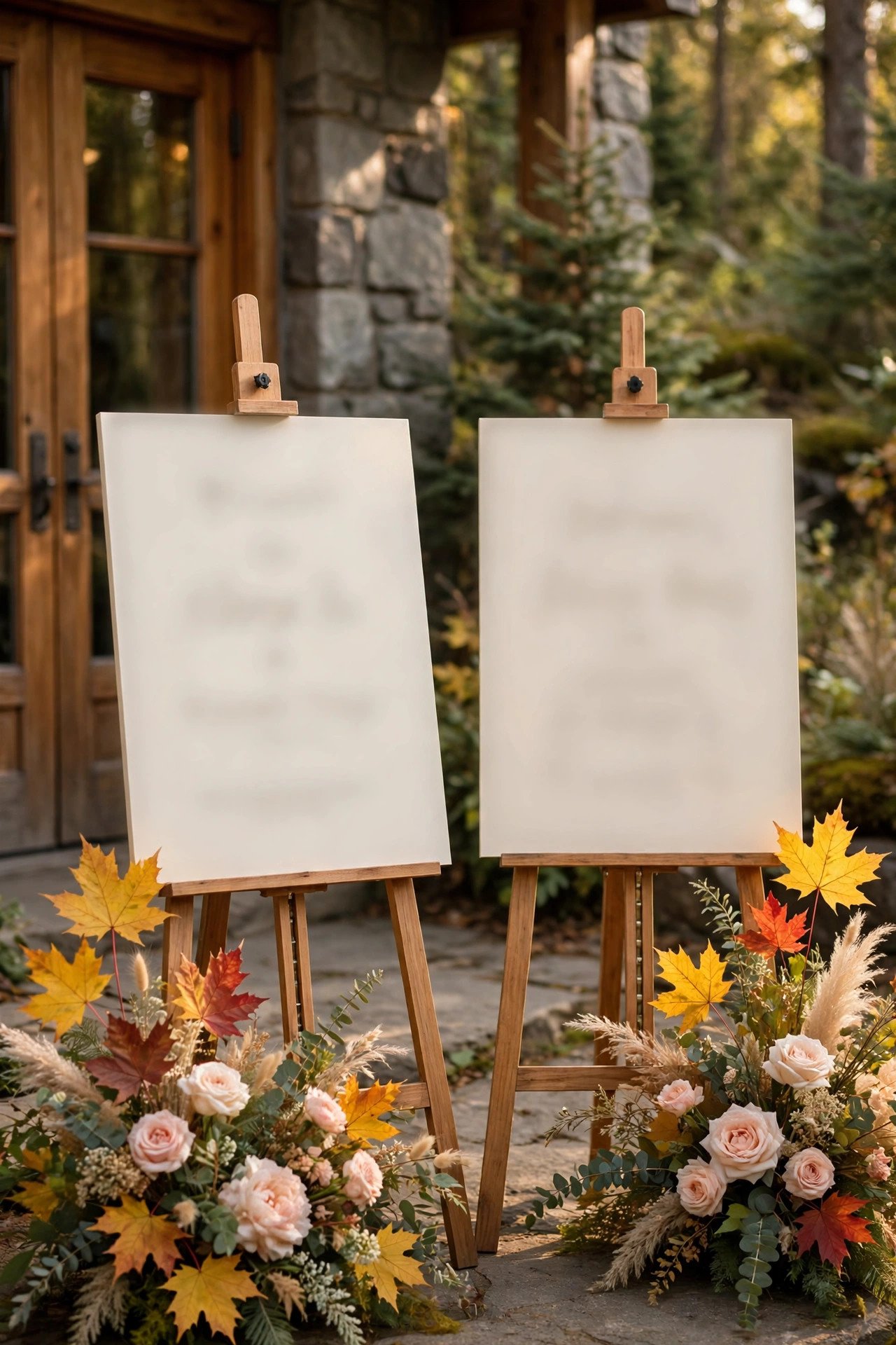Two Official Languages on the Signage at a wedding celebration