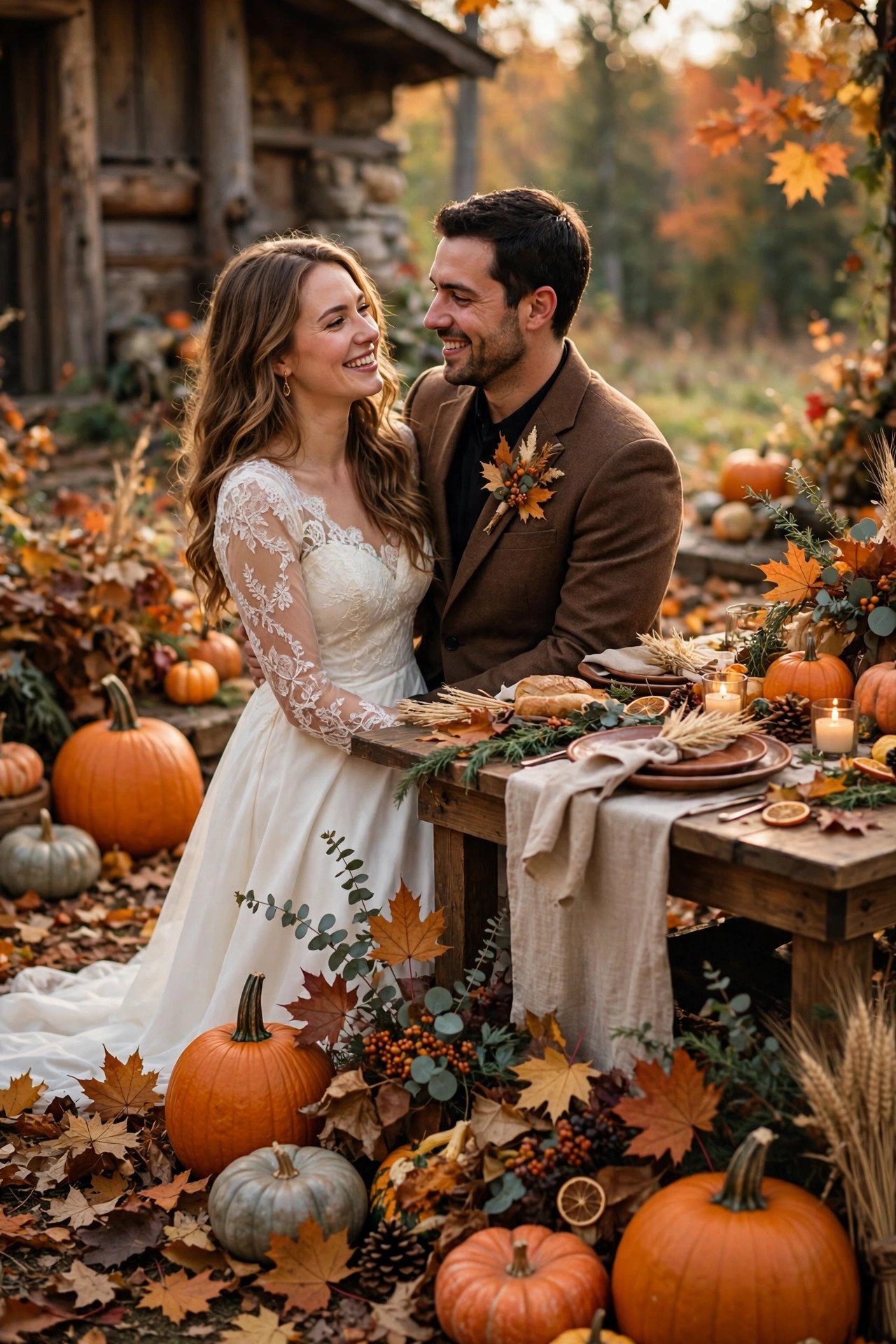 Thanksgiving-Weekend Weddings, With Eyes Open at a wedding celebration
