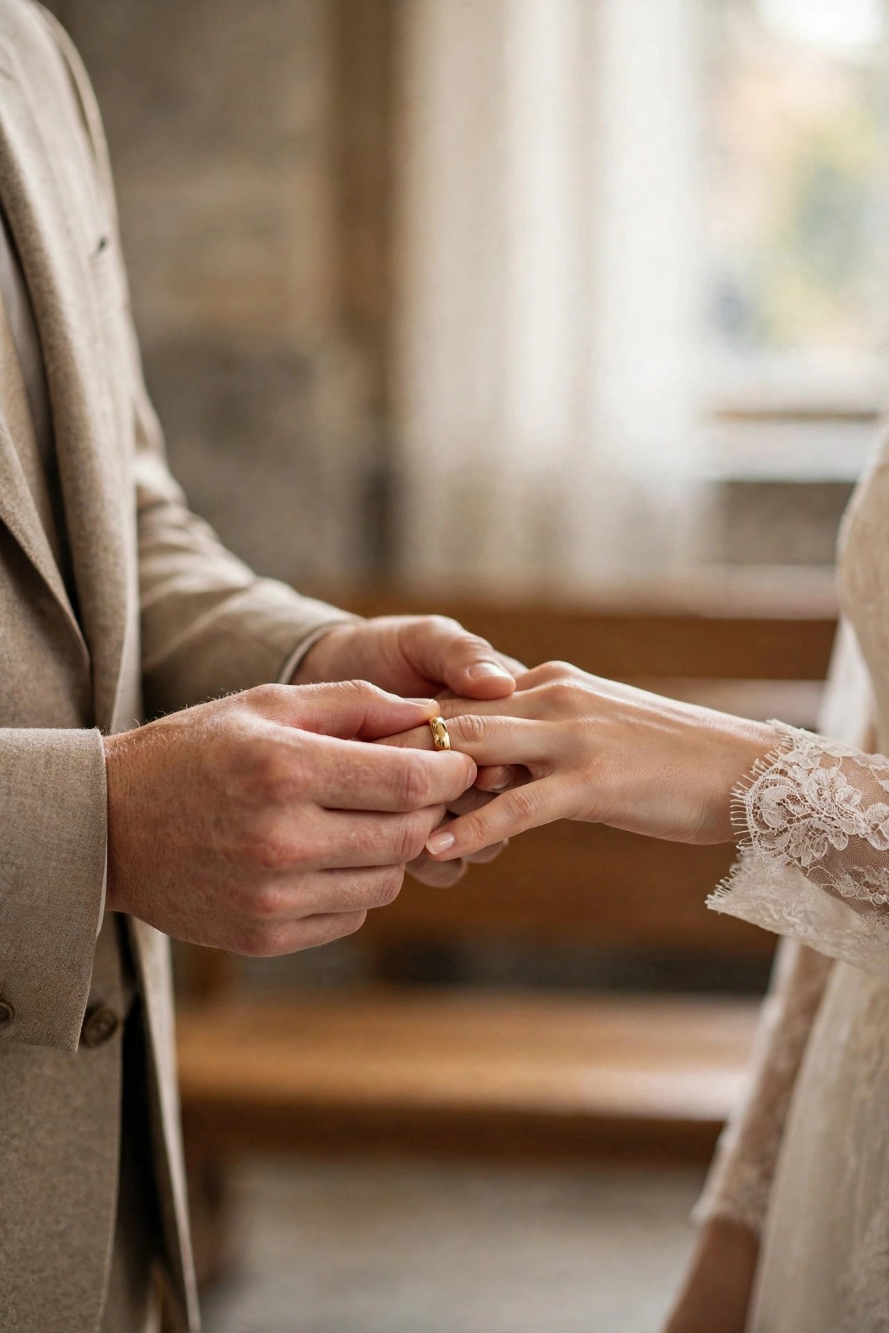 Exchange Rings, Even in a Fifteen-Minute Ceremony at a wedding celebration