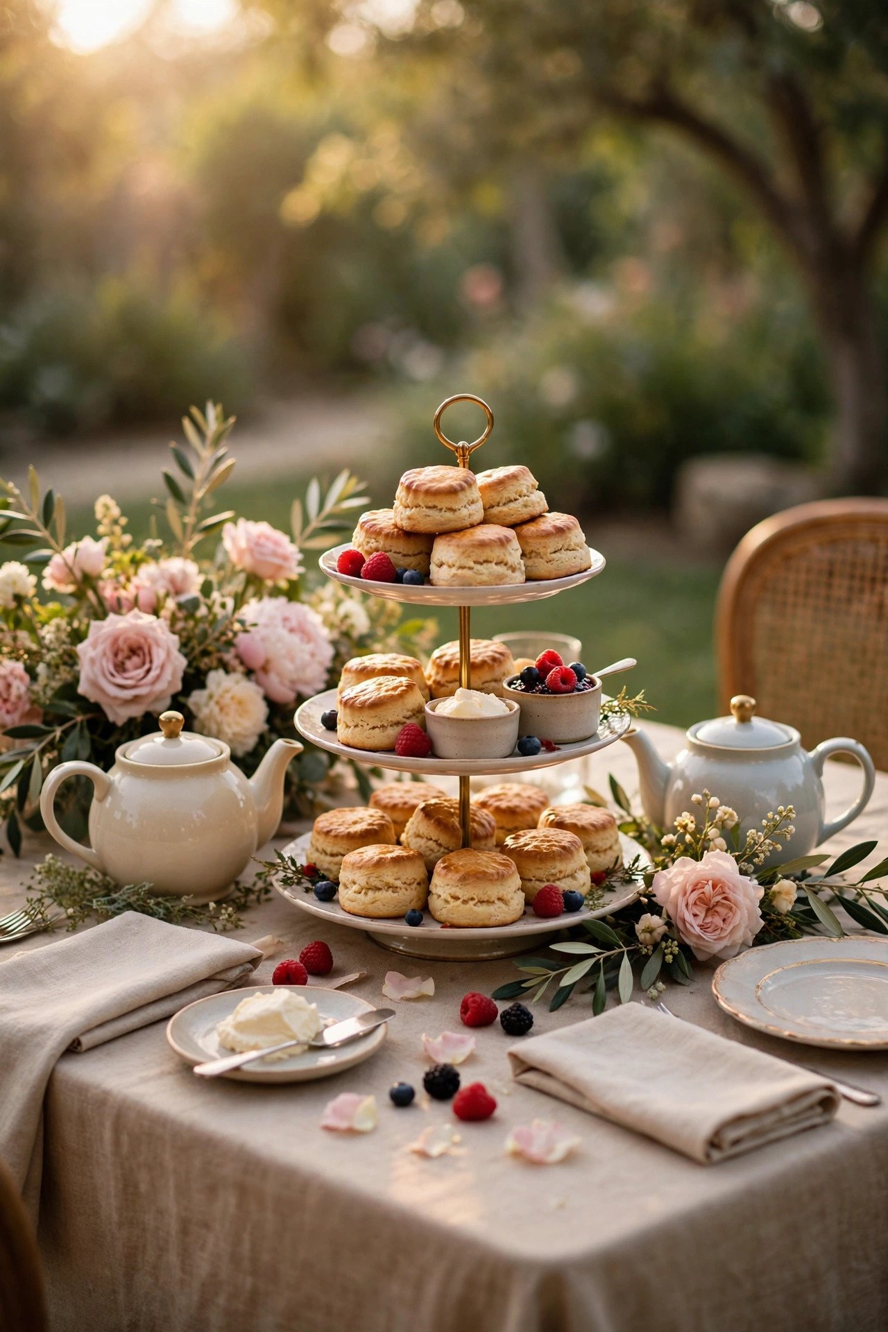 Afternoon Tea Reception — courthouse wedding reception ideas inspiration