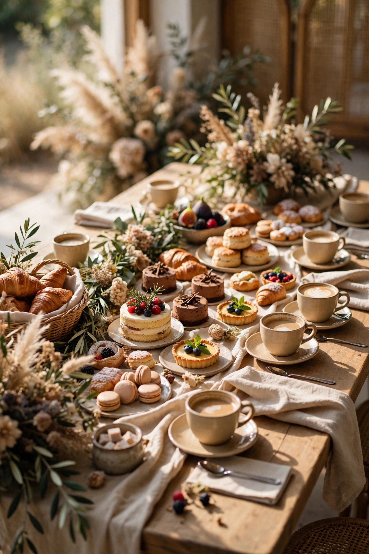 Dessert-and-Coffee Reception — courthouse wedding reception ideas inspiration
