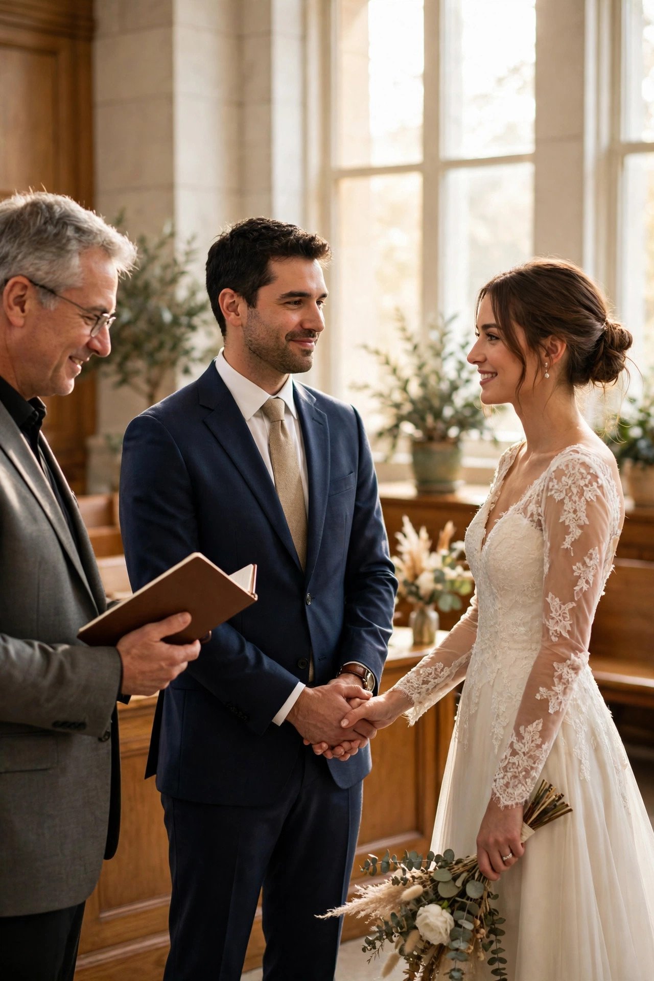 10:30 AM: The Ceremony Itself — courthouse wedding timeline inspiration
