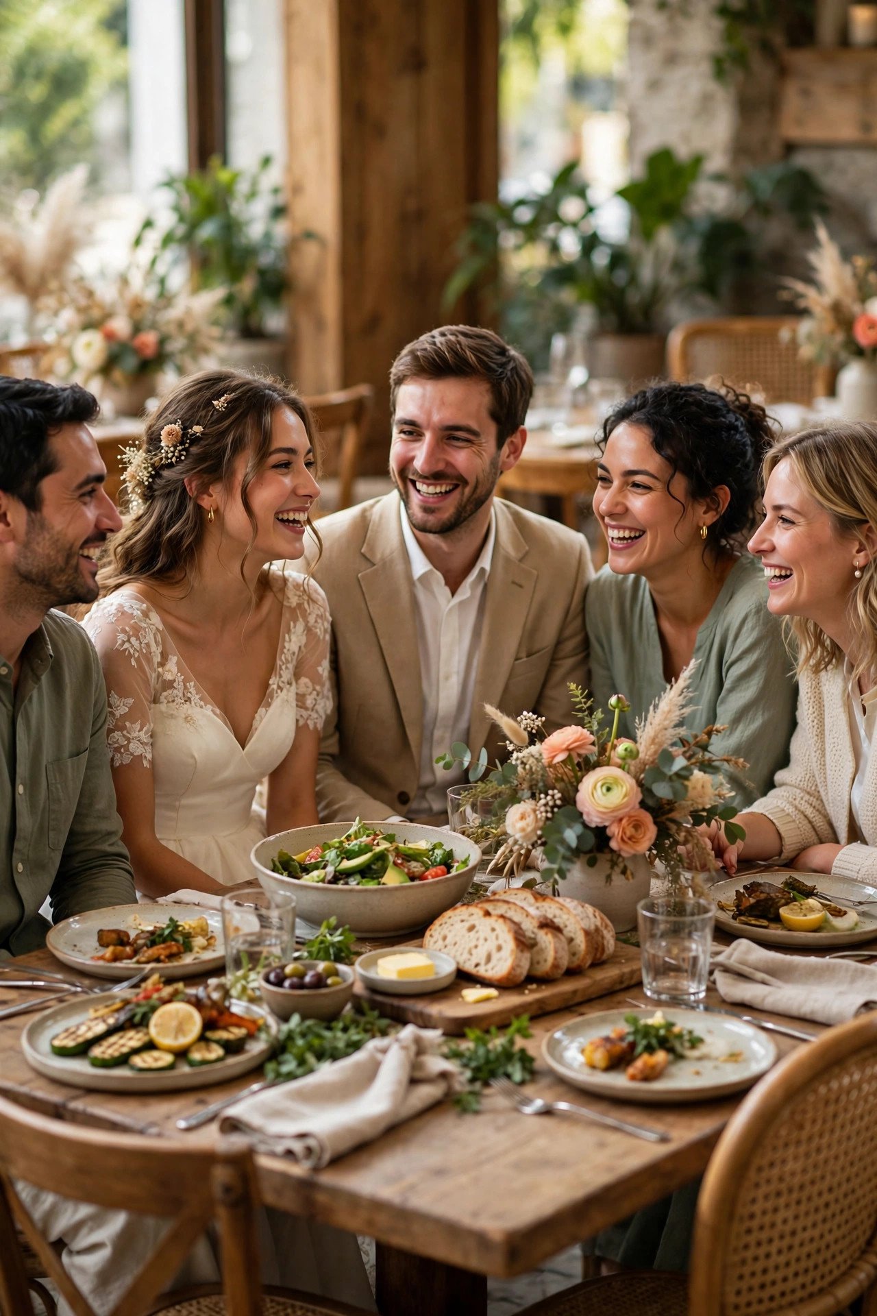 12:30 PM: Celebration Lunch With Your Guests — courthouse wedding timeline inspiration