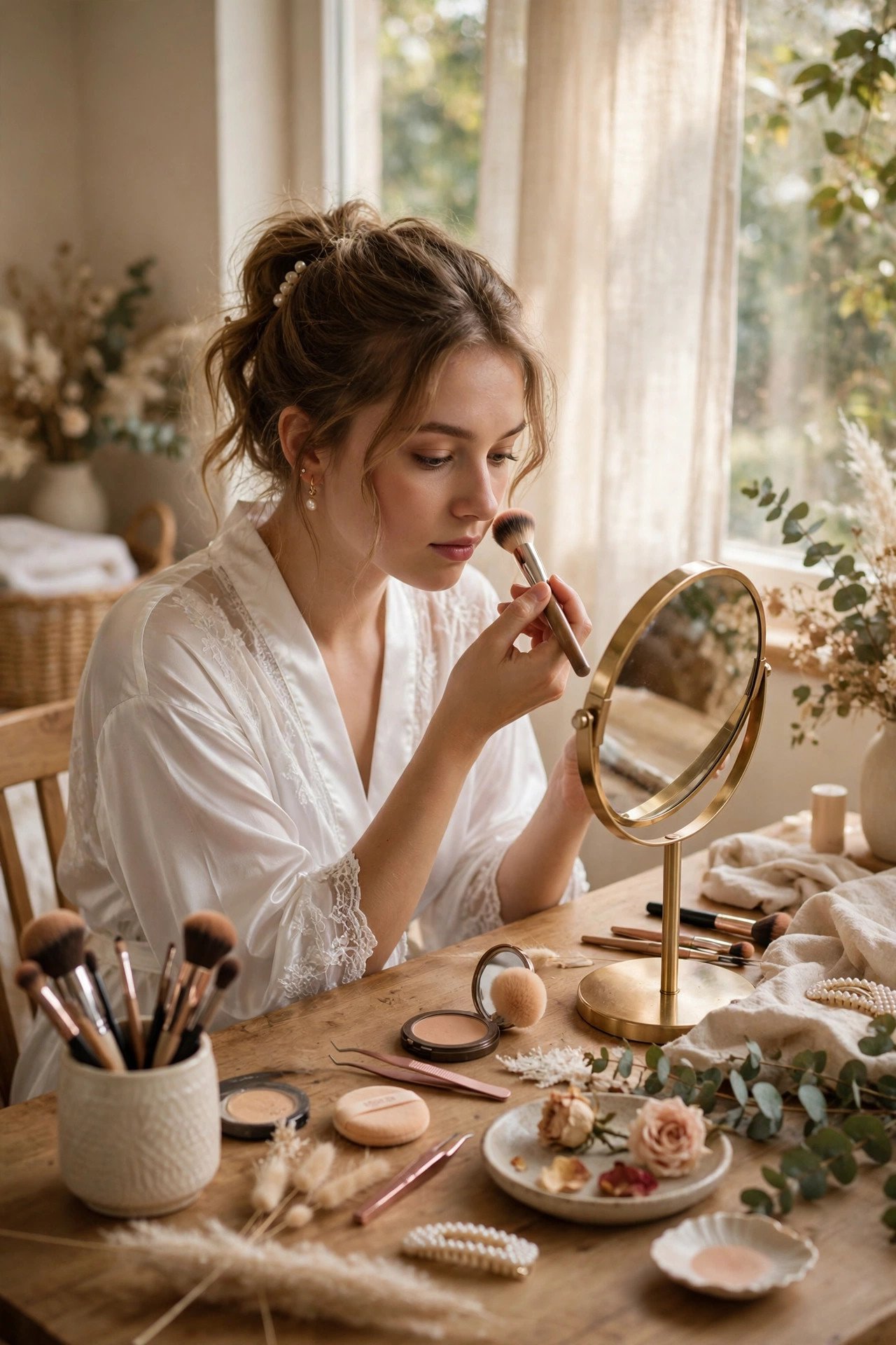 Hair and Makeup, DIY or Pro — courthouse wedding cost inspiration