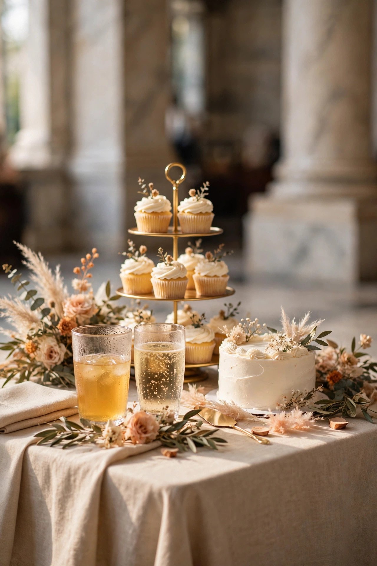 Sparkling Cider and Zero-Proof Toasts — courthouse wedding cost inspiration