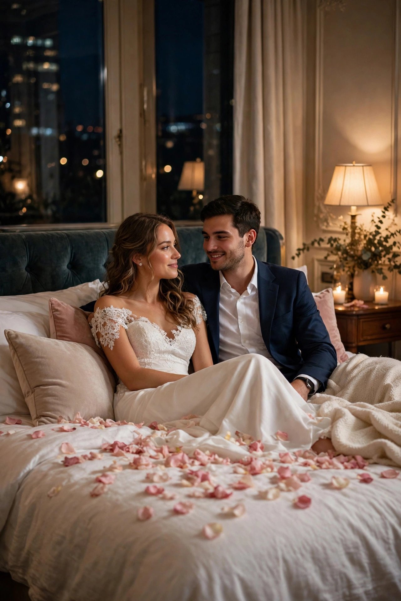 A Hotel Night for the Couple — courthouse wedding cost inspiration