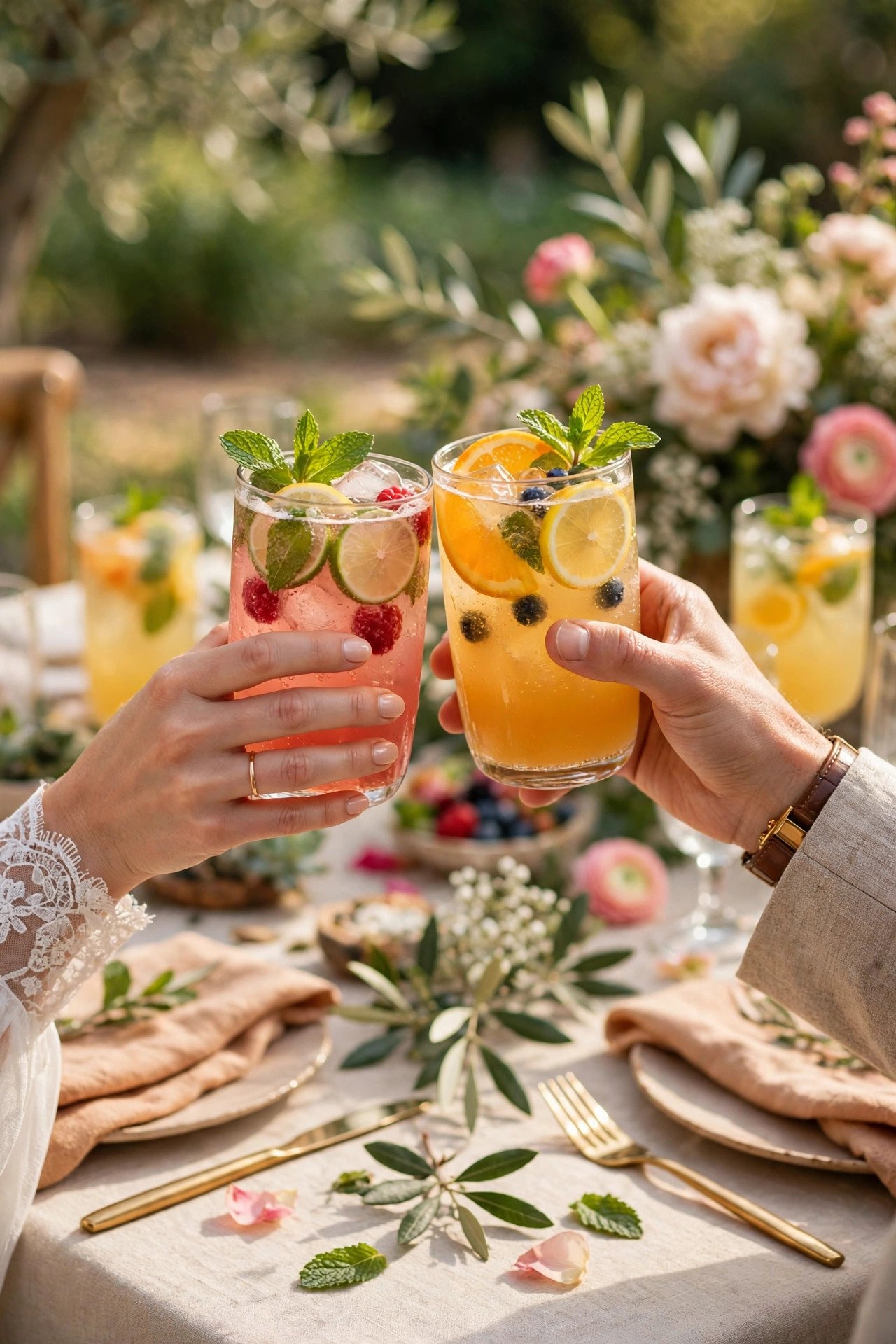 Zero-Proof Drinks and a Sparkling Toast — how much does a courthouse wedding cost inspiration