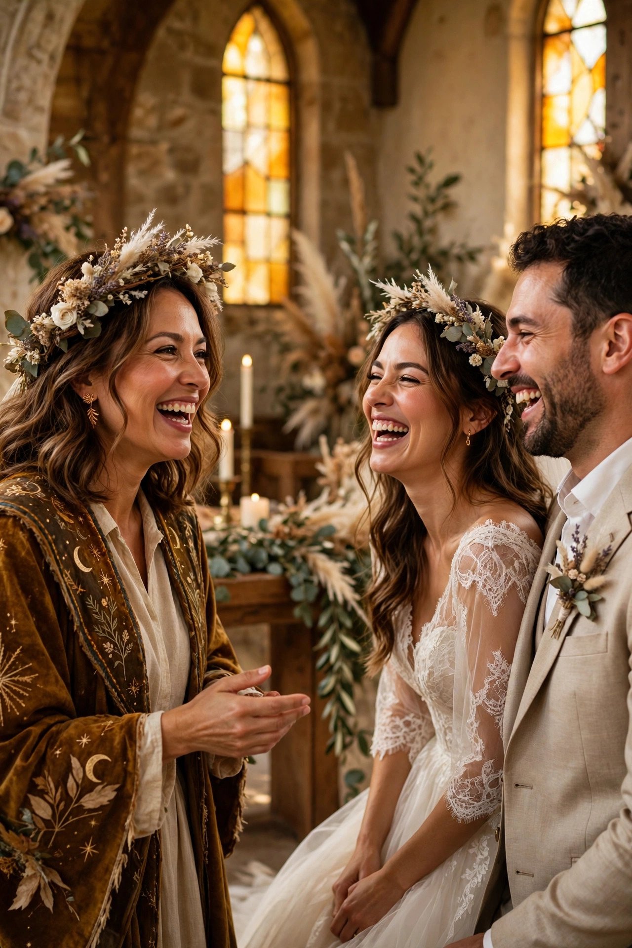 Themed Ceremony With a Celebrant Character — las vegas wedding chapels inspiration