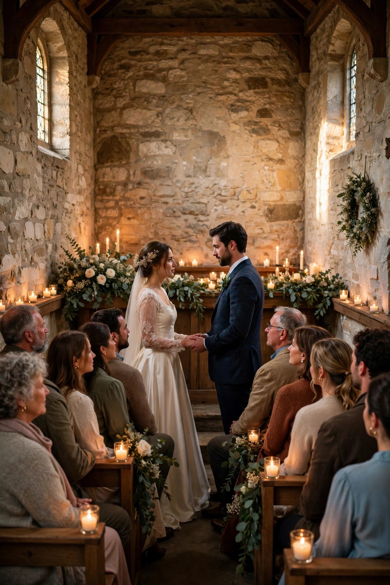 Candlelit Intimate Chapel for Ten Guests — las vegas wedding chapels inspiration
