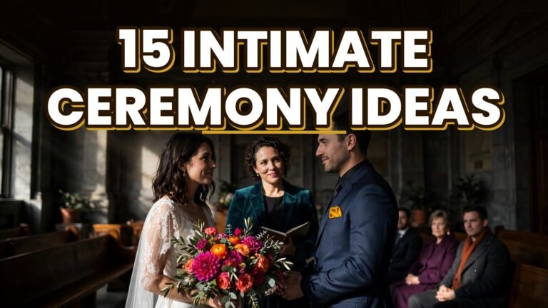 15 Intimate Ceremony Ideas (2027)