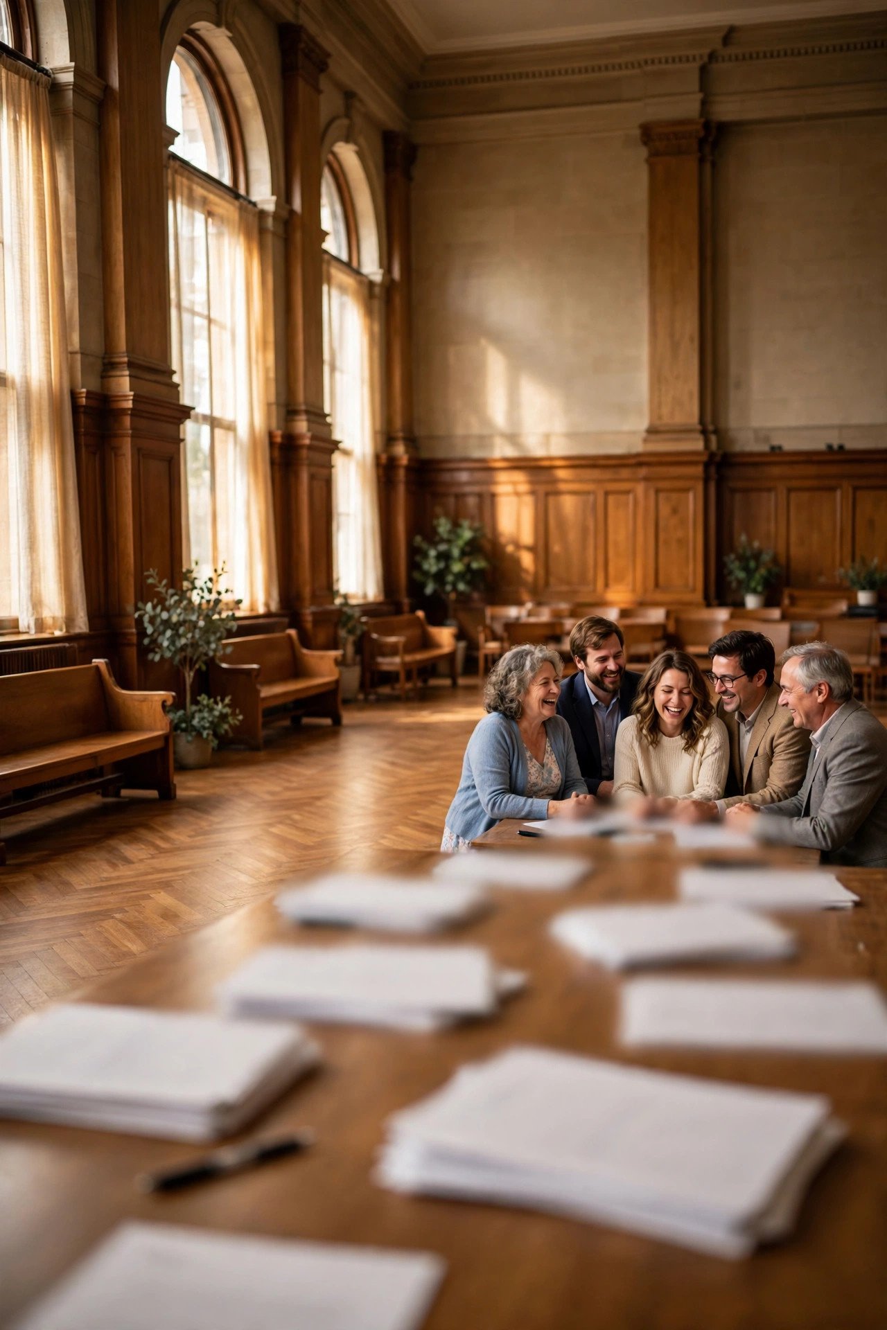 Witnesses and Signing — courthouse wedding inspiration