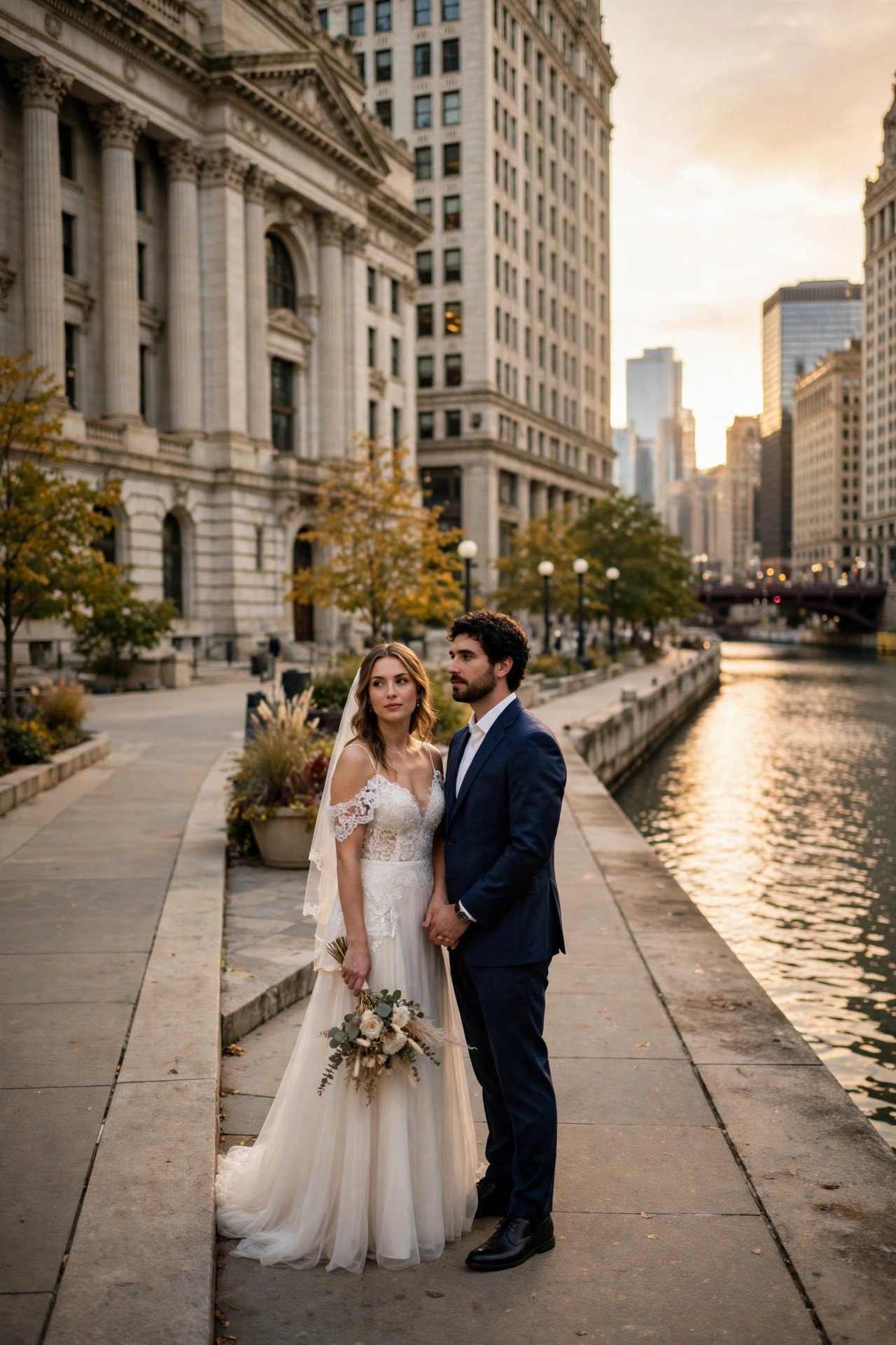 Chicago's Two Main Routes — courthouse wedding inspiration