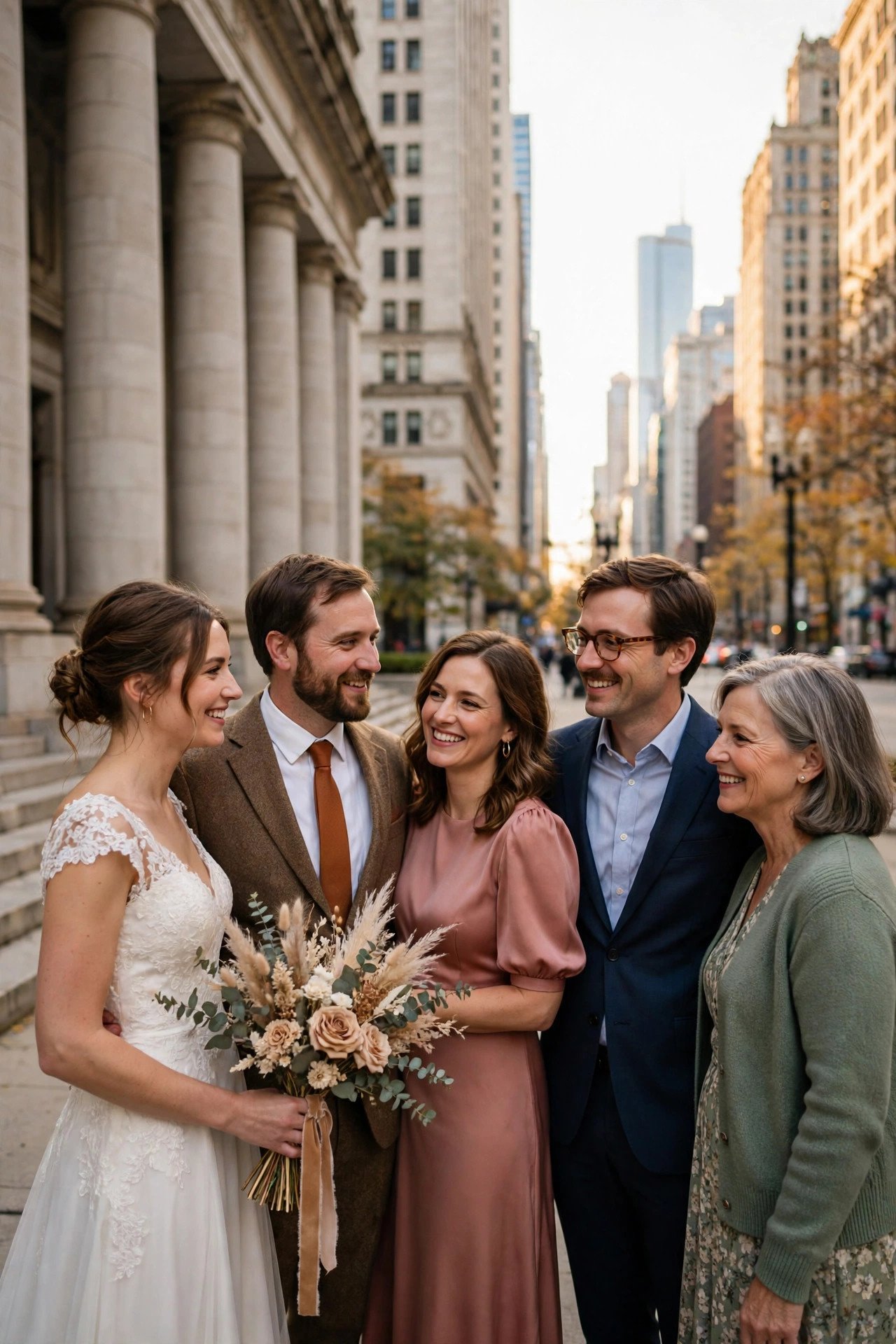 Guest Numbers Downtown — courthouse wedding inspiration