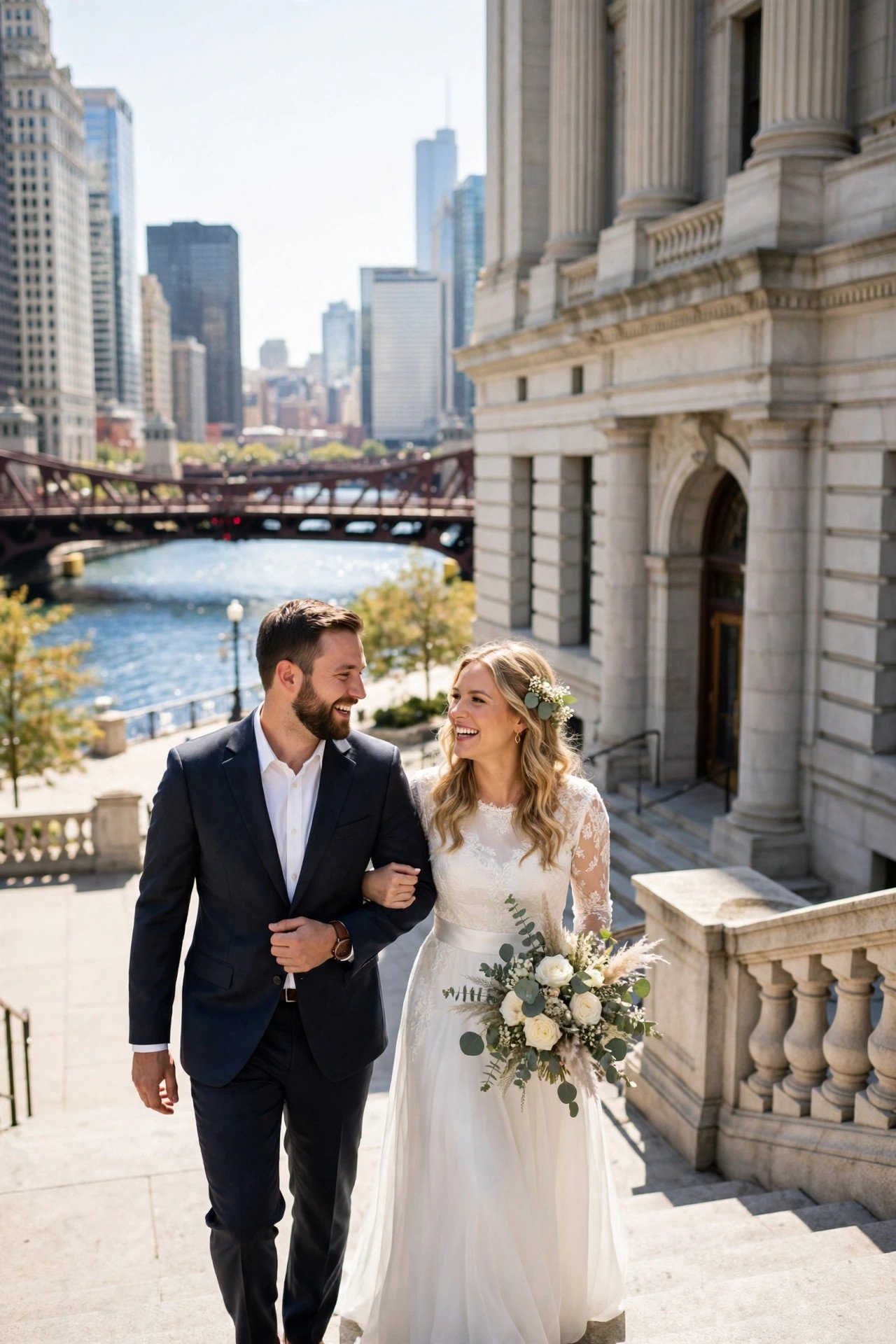 A Sample Chicago Courthouse Day — courthouse wedding inspiration