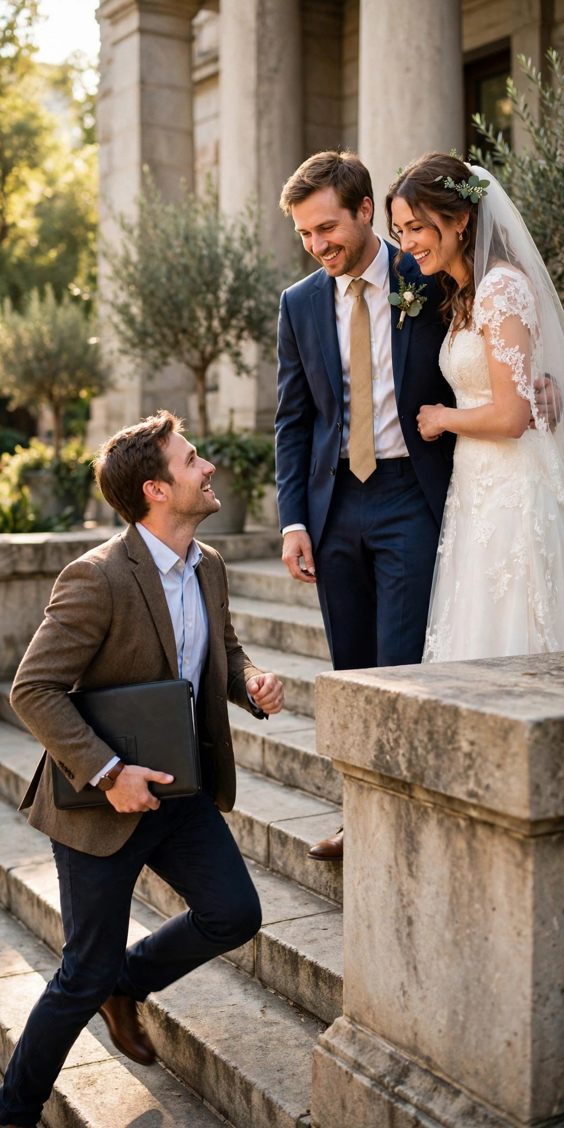If a Witness Is Running Late — courthouse wedding inspiration