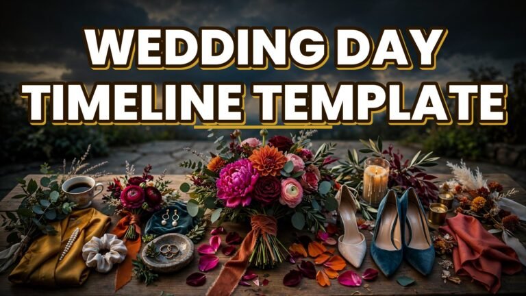 Wedding Day Timeline Template (2027)