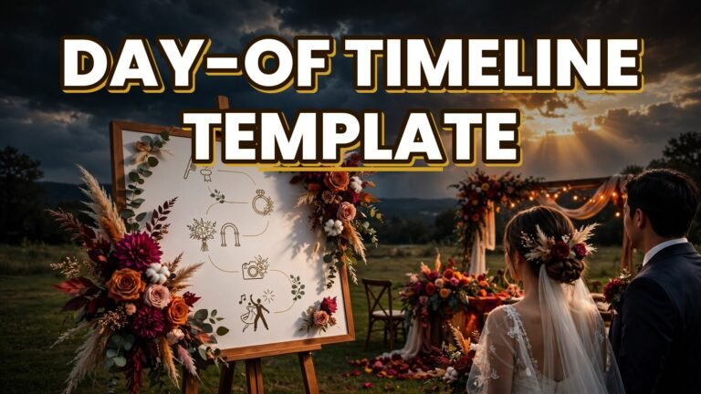 Day-Of Timeline Template (2027)
