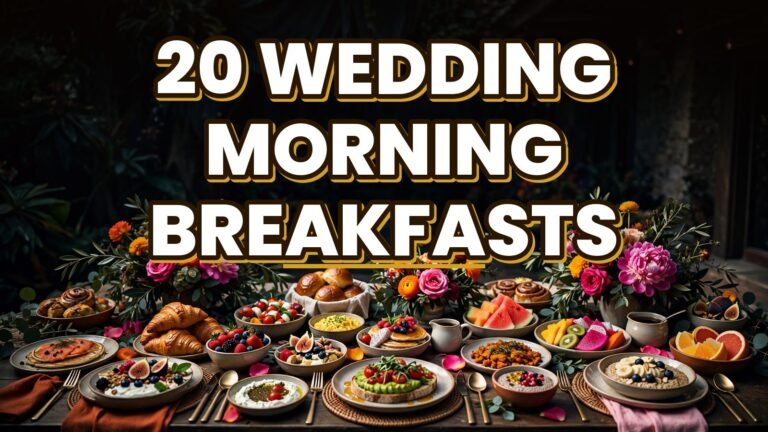 20 Wedding Morning Breakfasts (2027)