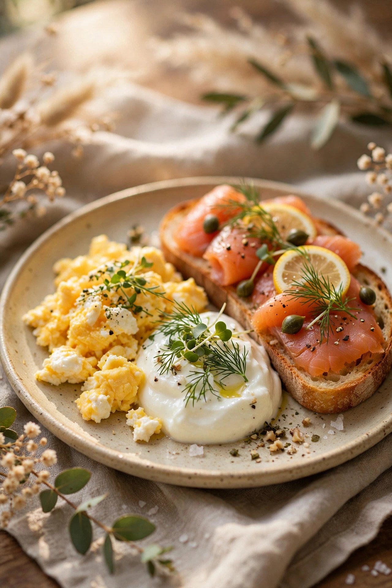 Wedding morning food guide point: Build Breakfast Around Protein