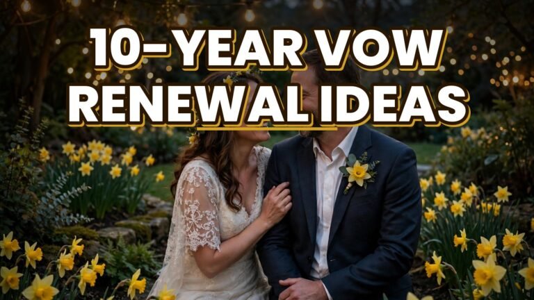 10-Year Vow Renewal Ideas (2027)