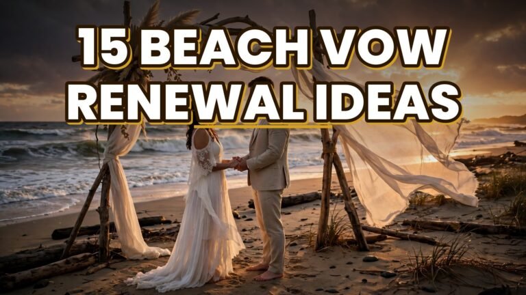 15 Beach Vow Renewal Ideas (2027)