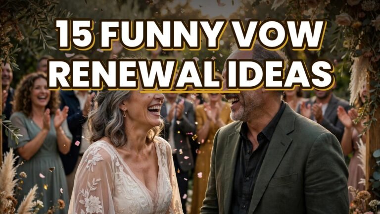 15 Funny Vow Renewal Ideas (2027)