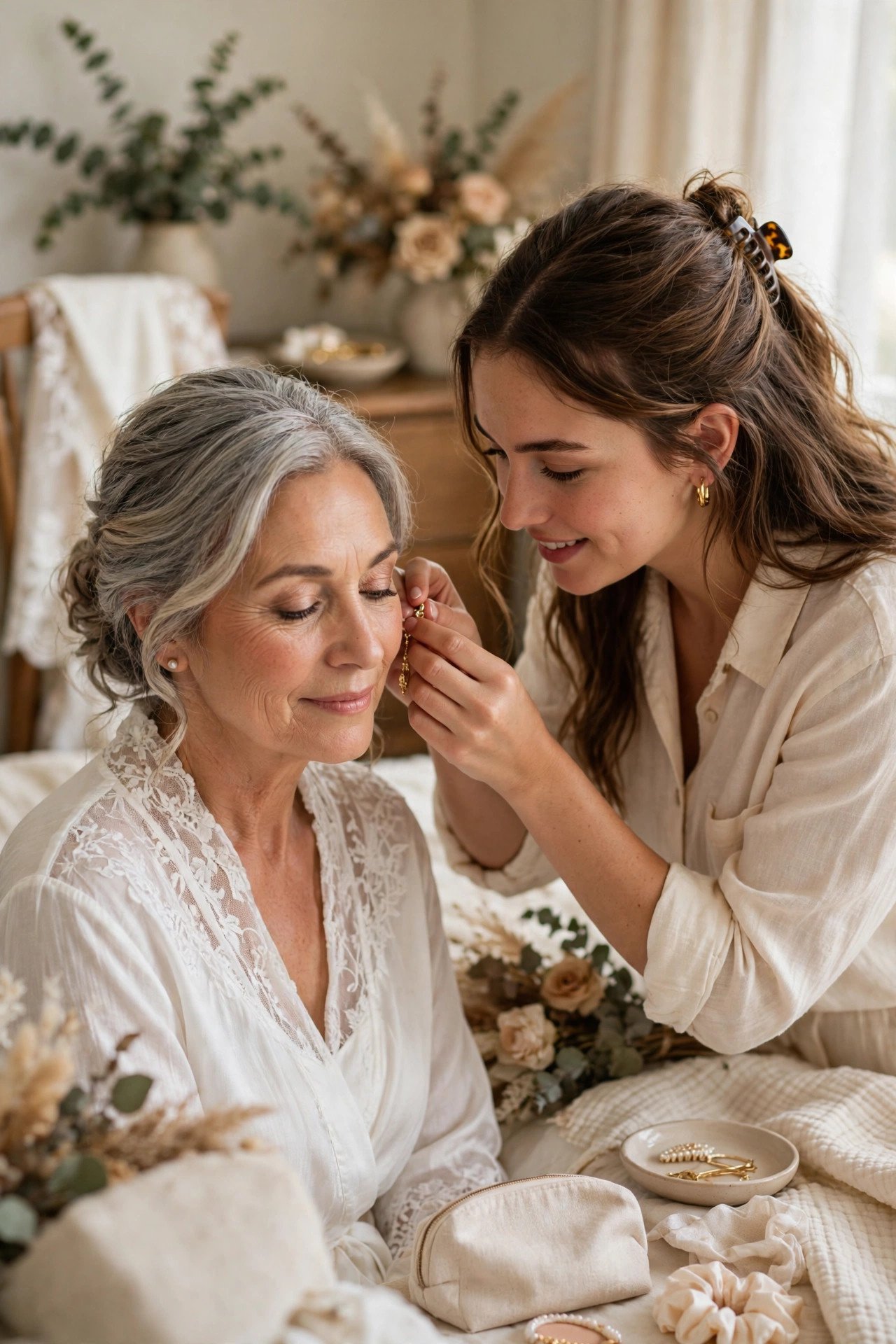 Vow renewal photography moment: Document the Getting-Ready Moments