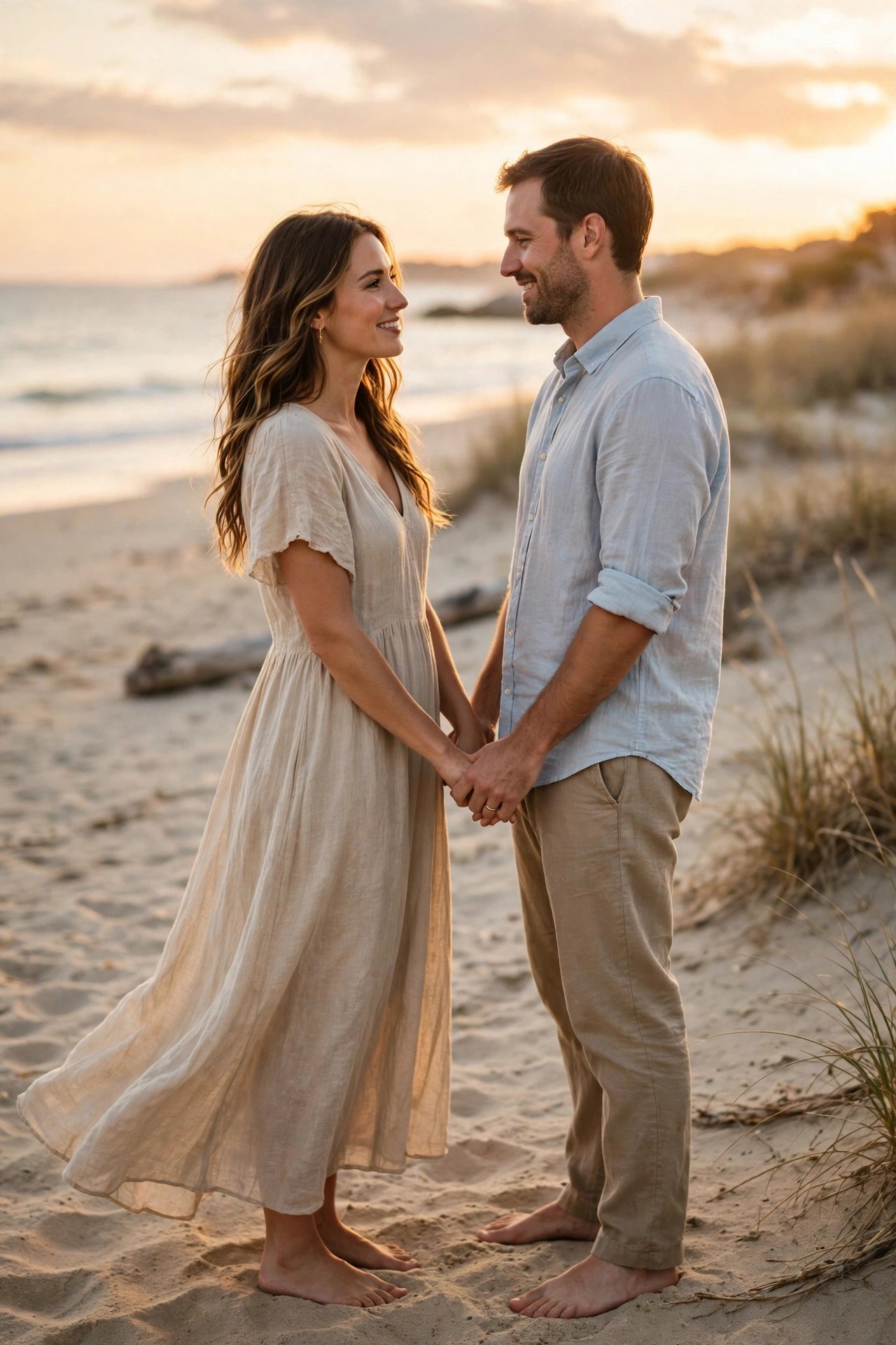 Vow renewal outfit idea: Outfits for a Beach Renewal