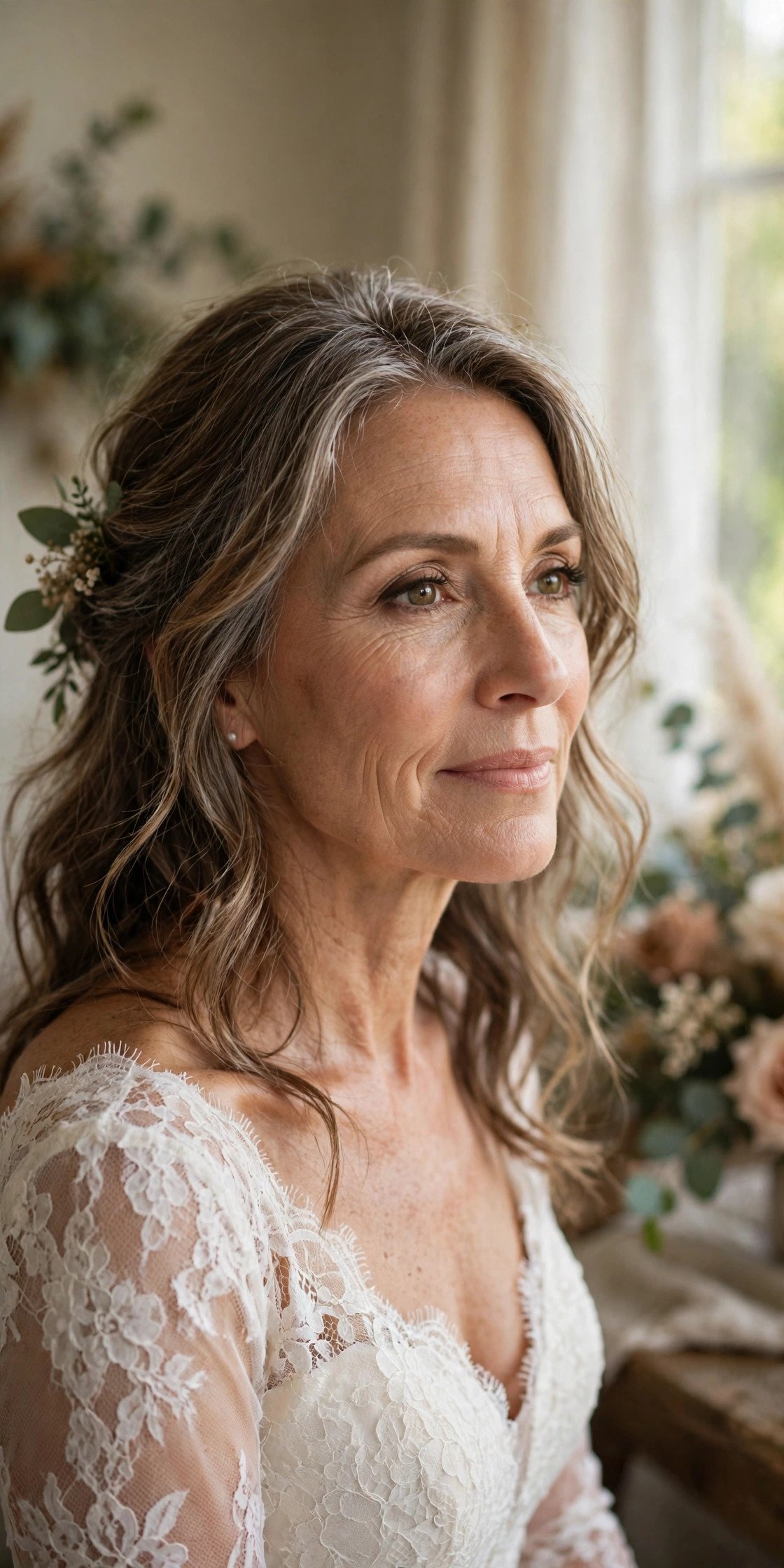 Vow renewal outfit idea: Hair and Makeup That Still Looks Like You