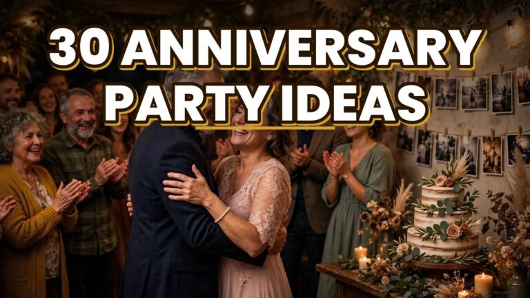 30 Anniversary Party Ideas (2027)