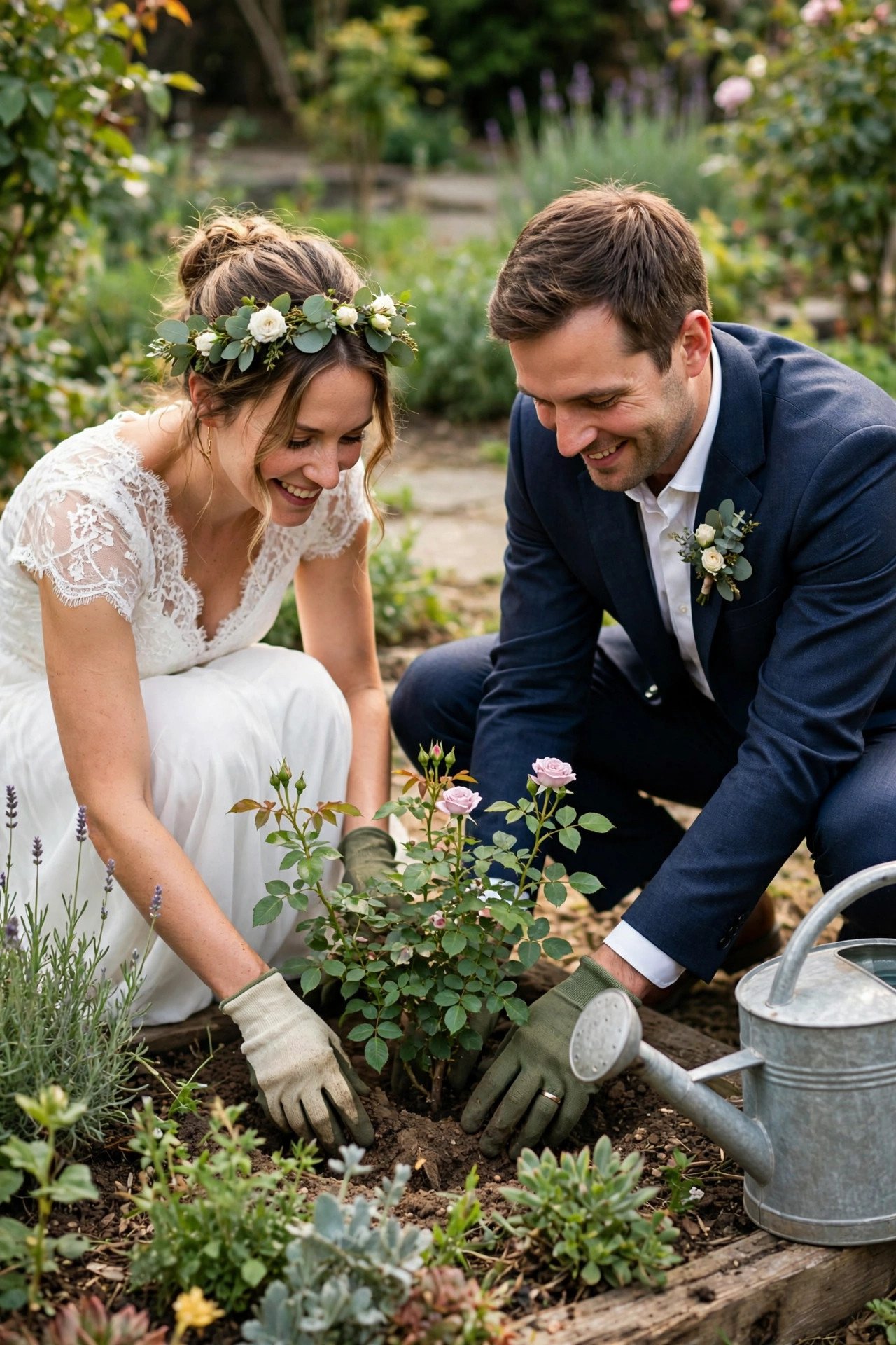 25th silver anniversary party idea: Plant a Silver Anniversary Rose or Tree