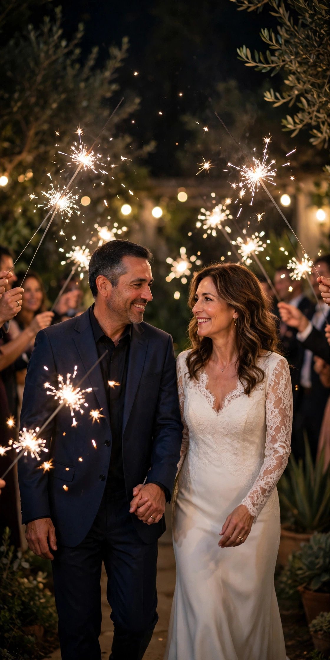 25th silver anniversary party idea: Fireworks, Sparklers, or a Silver Send-Off