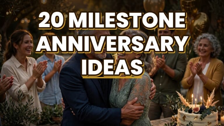 20 Milestone Anniversary Ideas (2027)