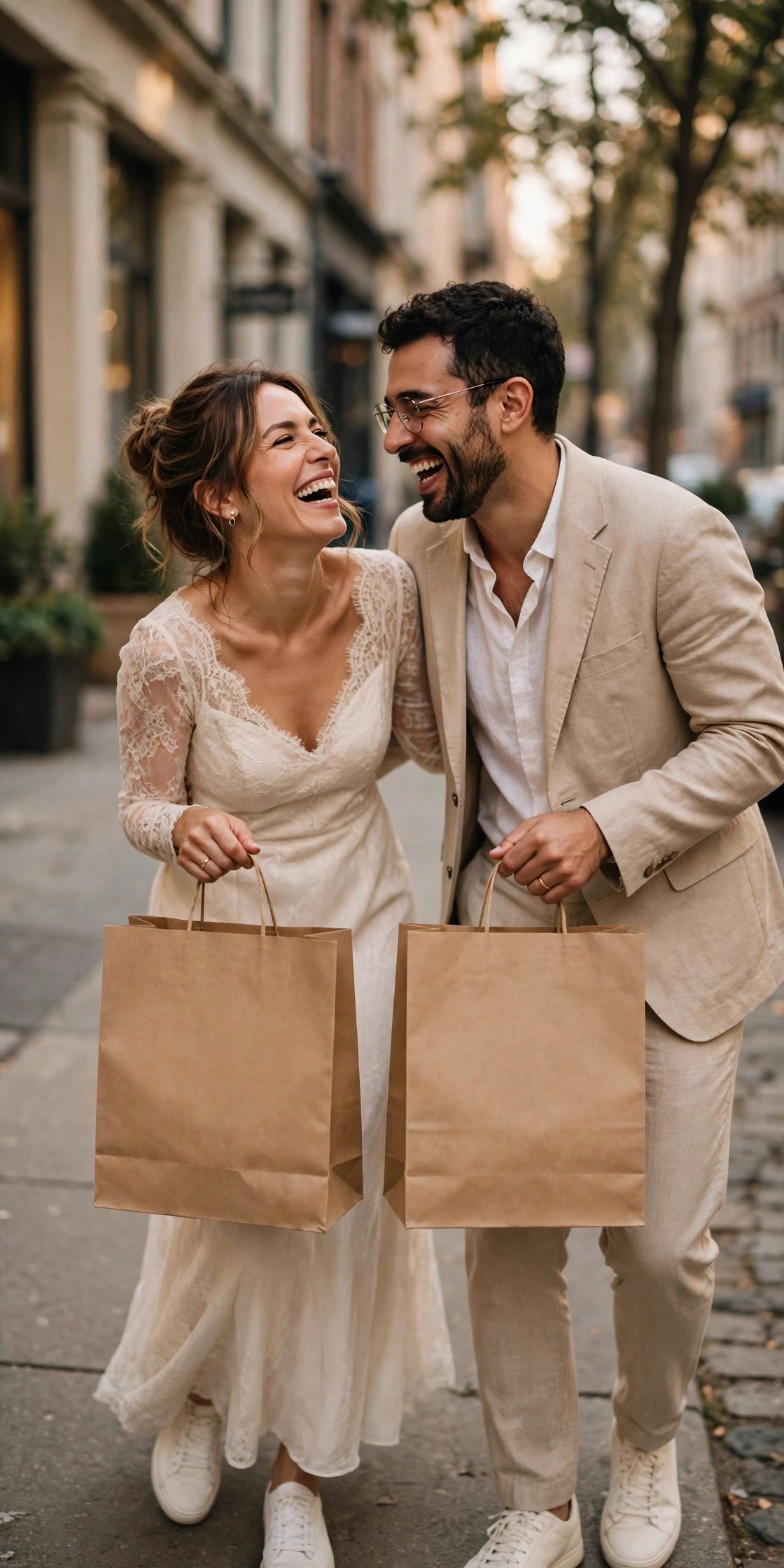 Anniversary photo idea for the caption: Married my best friend, kept the receipts.