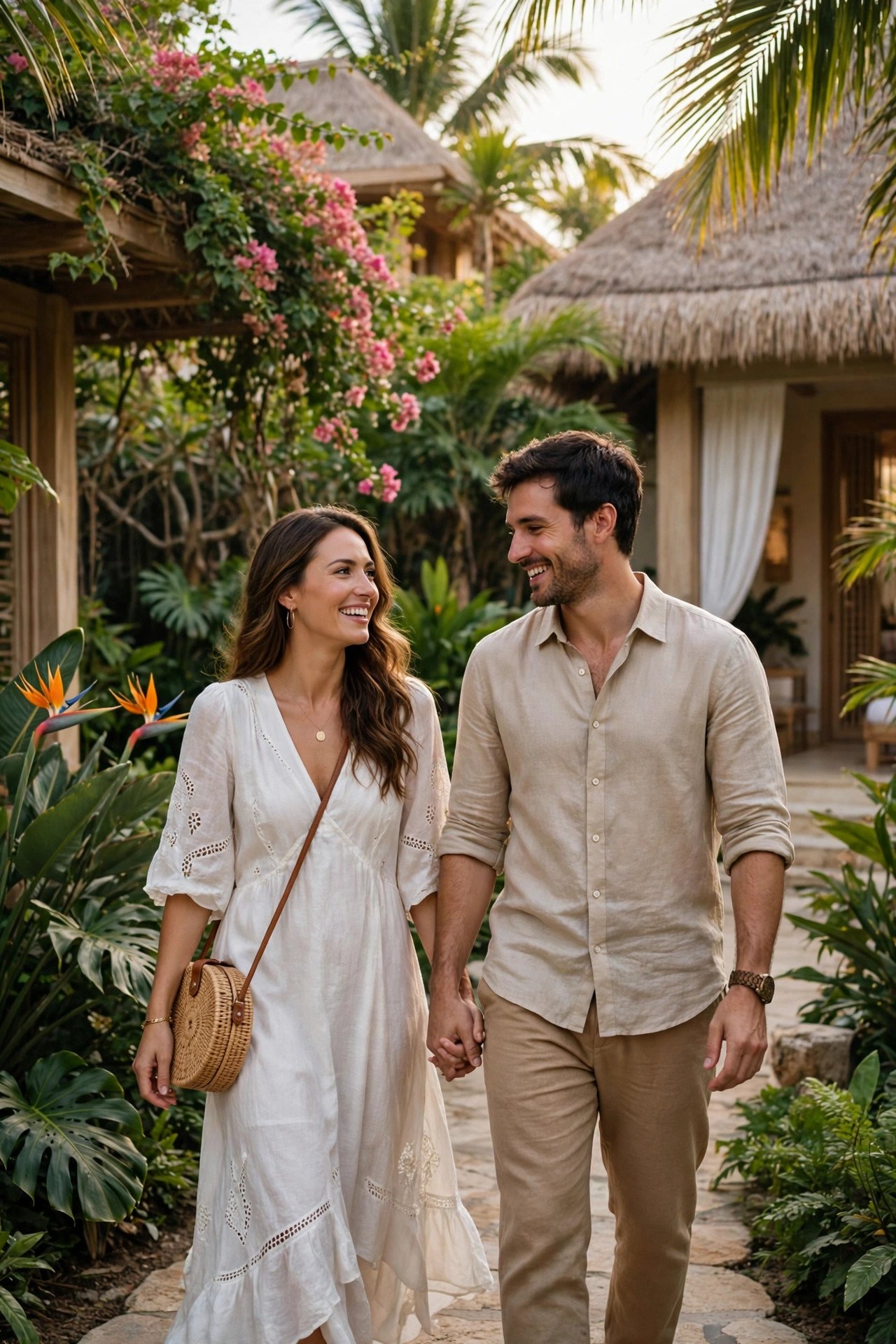 Couple enjoying an anniversary getaway: Return to Your Honeymoon Destination, Upgraded
