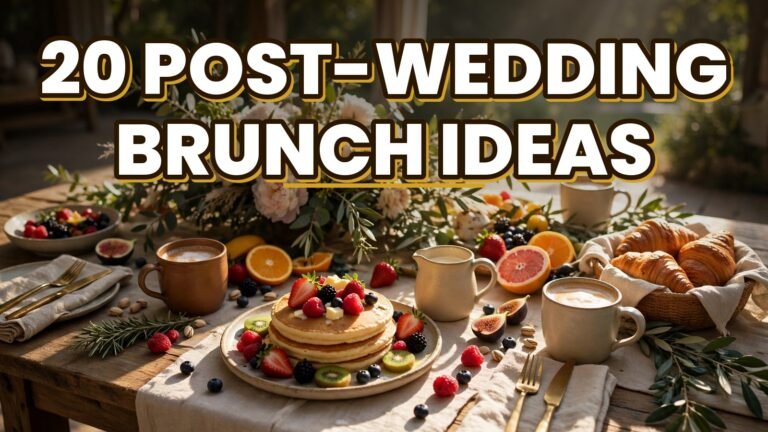 20 Post-Wedding Brunch Ideas (2027)