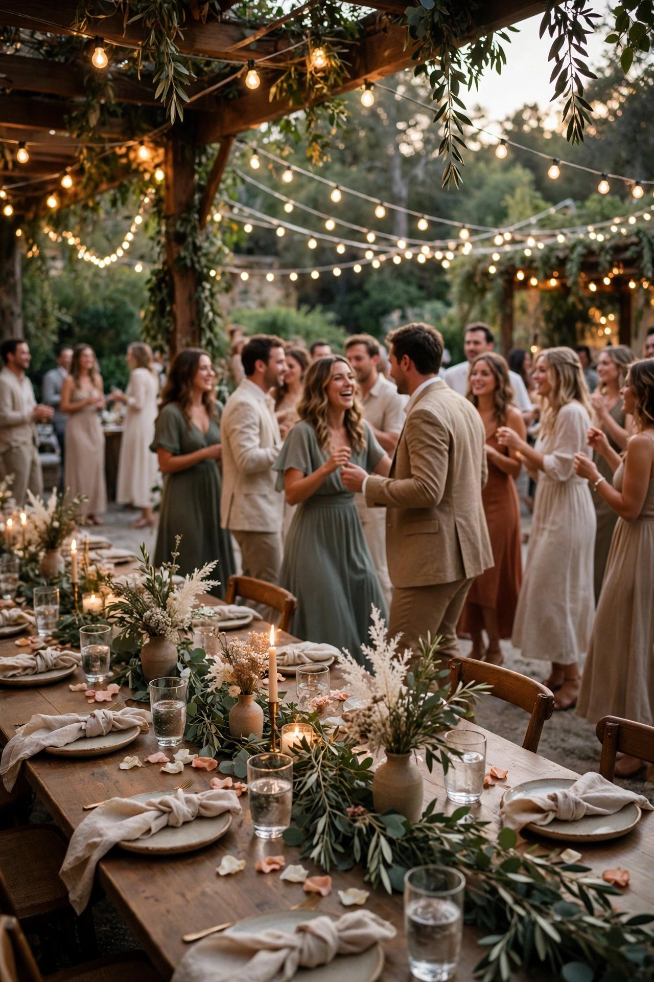 Reception flow on a wedding weekend itinerary