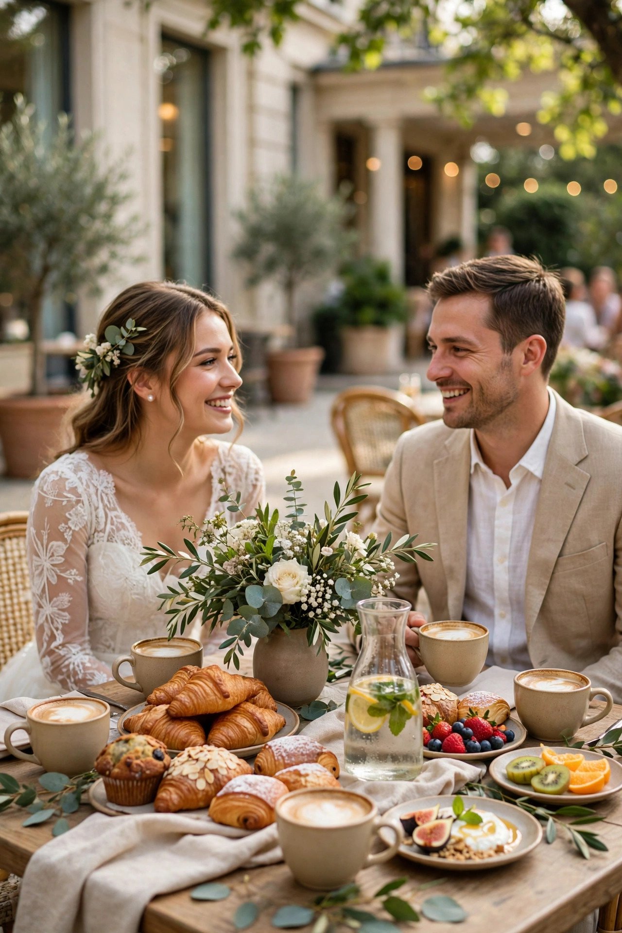 Saturday breakfast options near the hotel for wedding guests