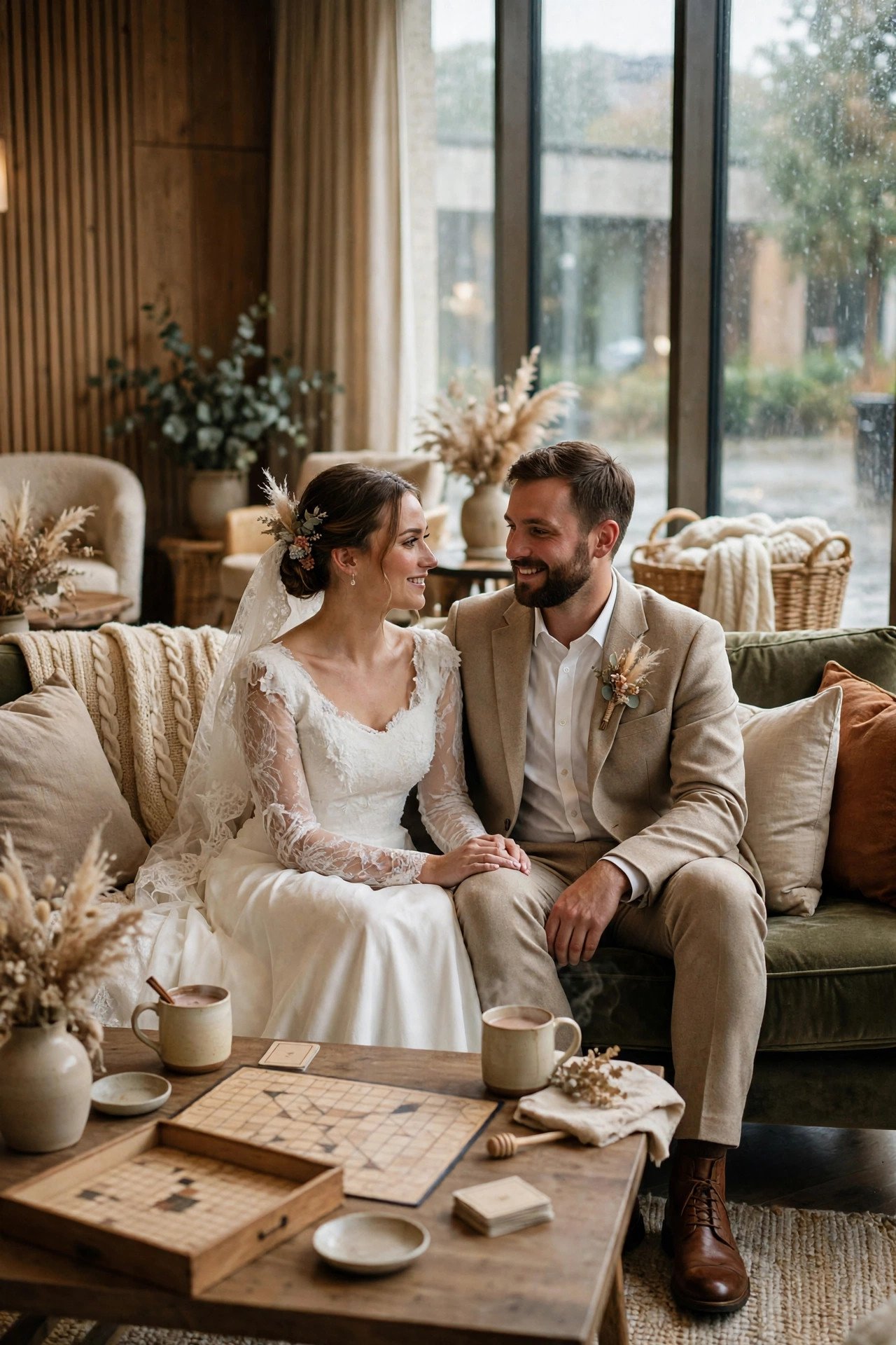 Rainy-day indoor options near the hotel for wedding guests