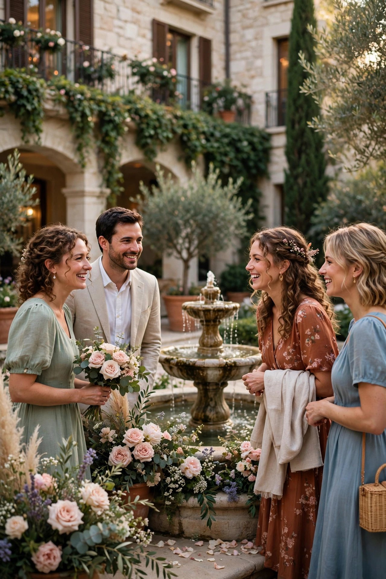 Photo spots near the hotel for wedding weekend guests