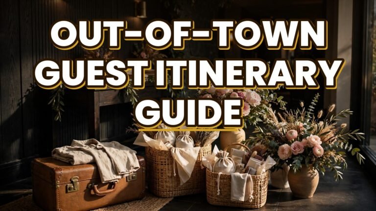 Out-of-Town Guest Itinerary Guide (2027)