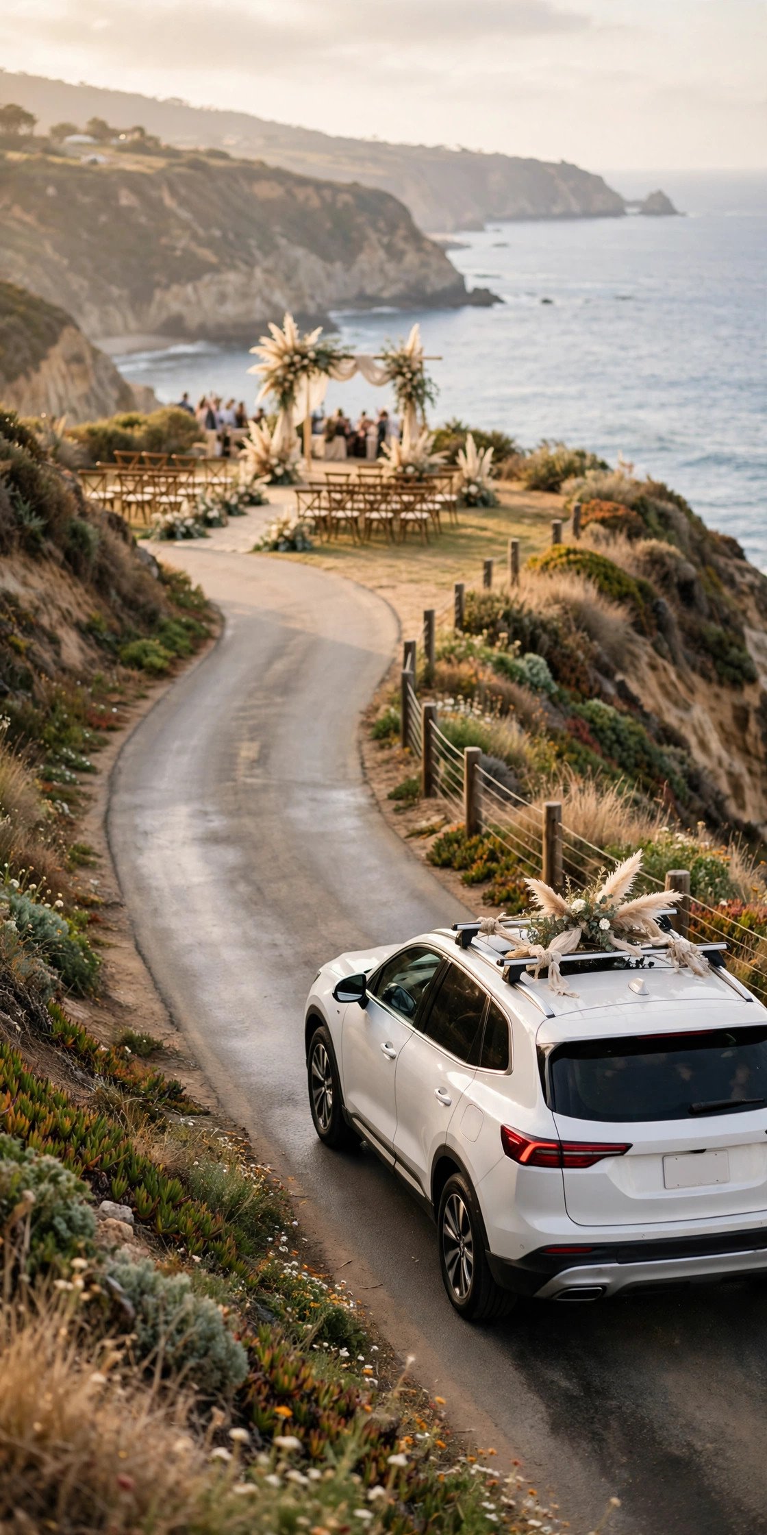 Travel routes in a wedding guest weekend guide