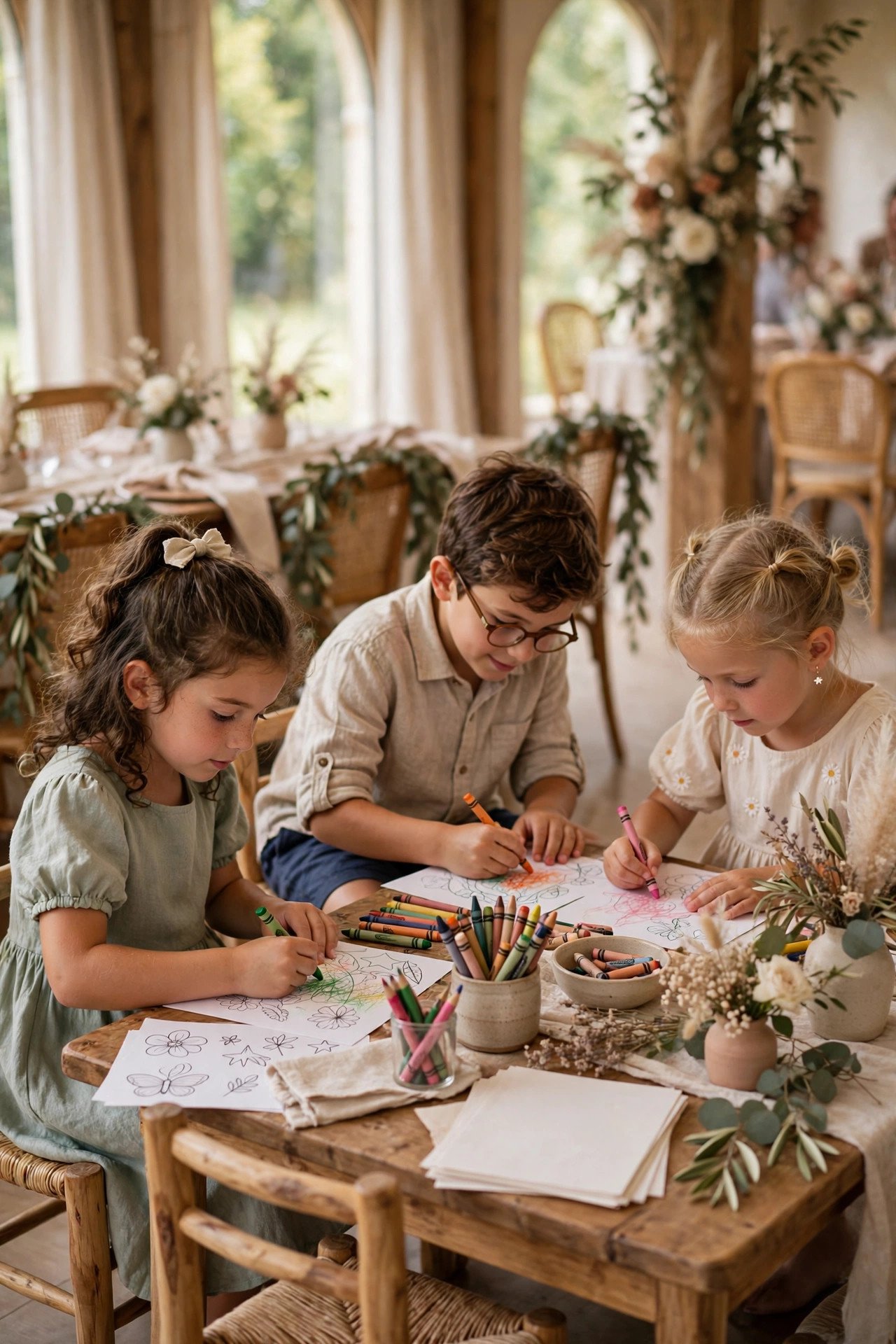Kids at the wedding guide for guest families