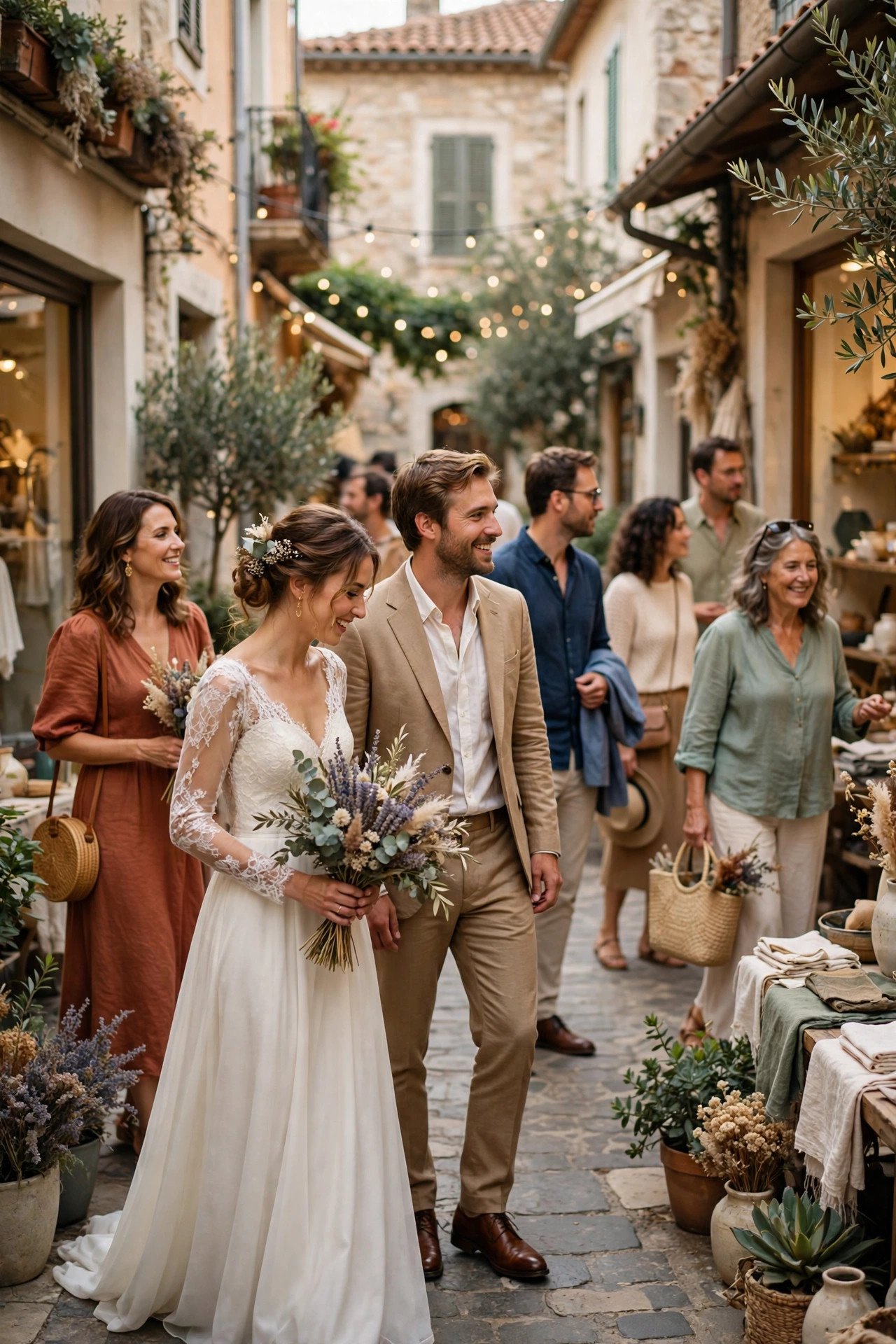 Exploring the town in a wedding guest weekend guide
